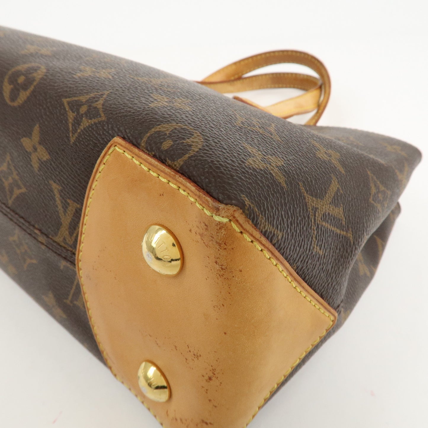 Louis Vuitton Monogram Wilshire PM Hand Bag Brown M45643