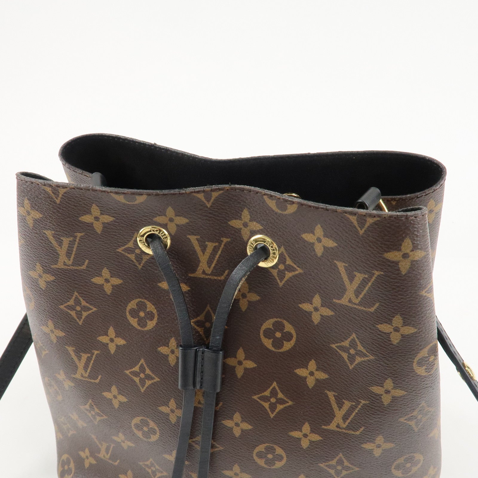 Louis Vuitton Monogram Neo Noe Shoulder Bag Noir M44020 Used