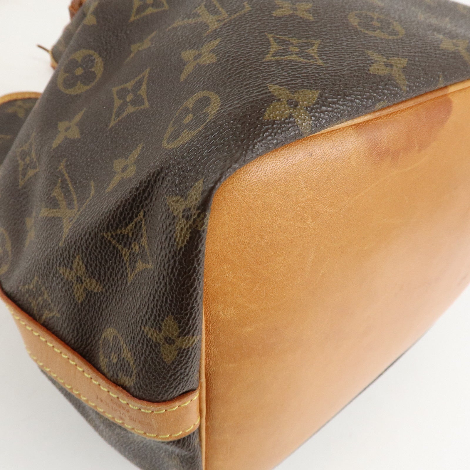 Louis Vuitton Monogram Petit Noe Shoulder Bag Brown M42226 Used