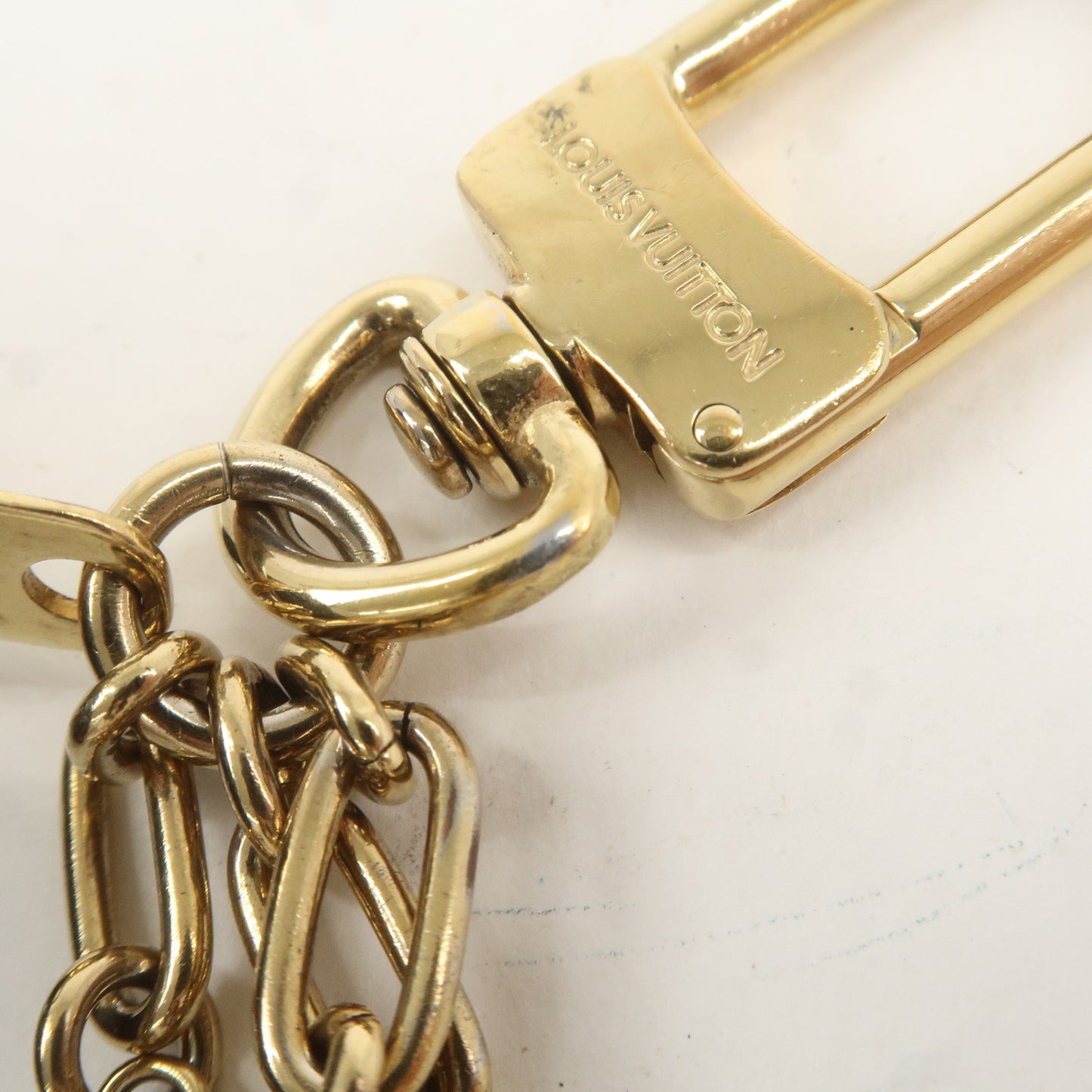 Louis Vuitton Porte Cles Cadena Bag Charm Key Charm Gold M60073