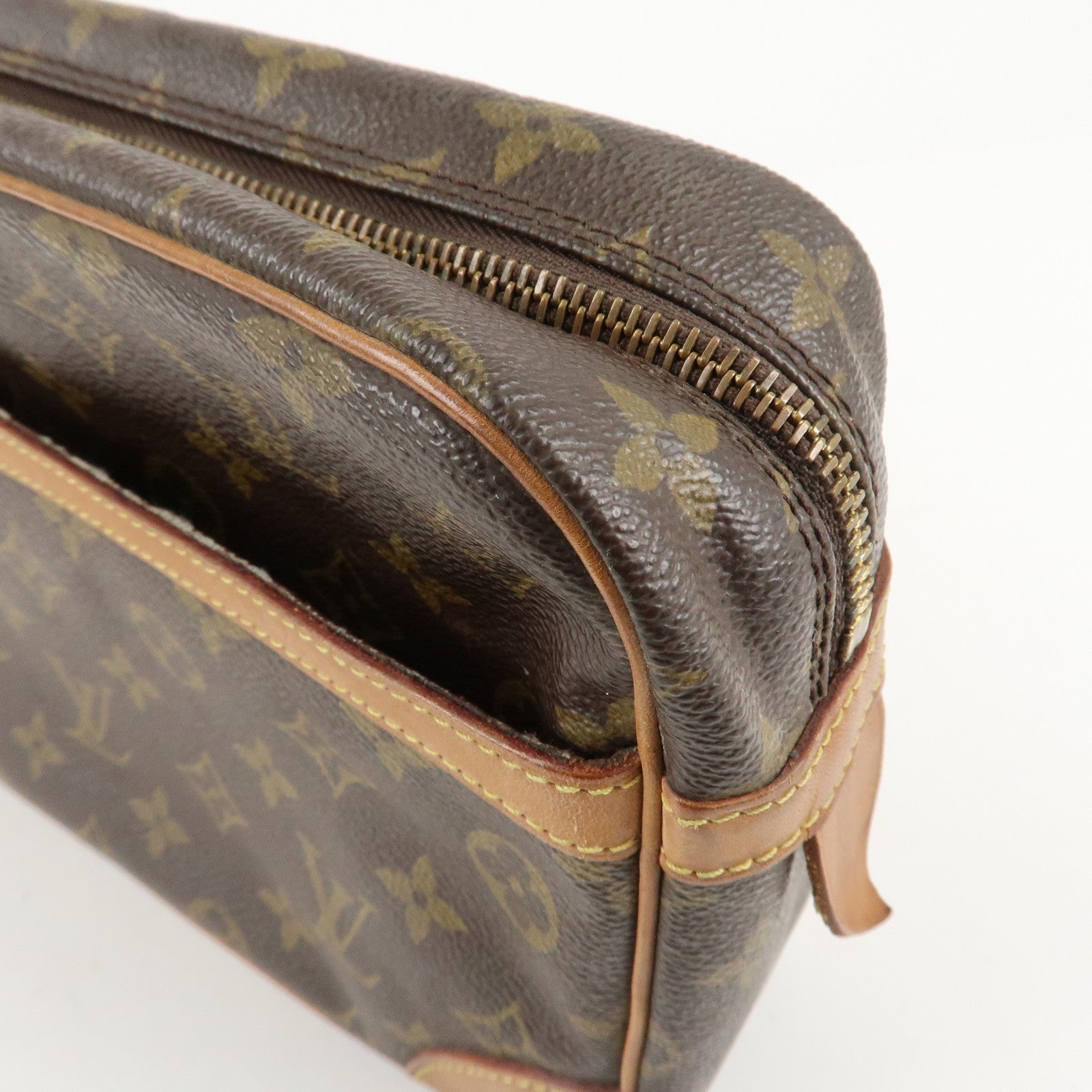 Louis Vuitton Monogram Compiegne 28 Pouch Clutch Bag M51845