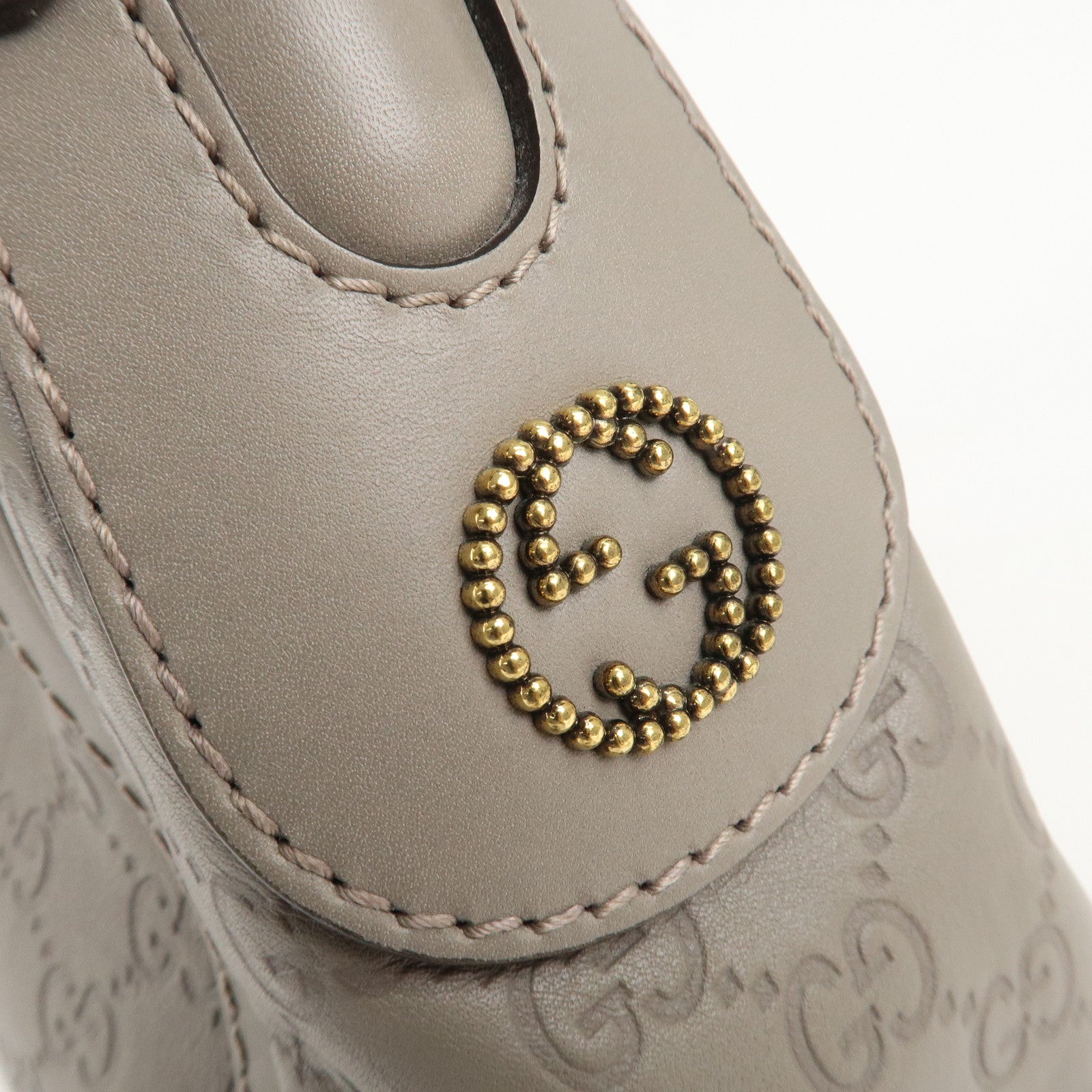 GUCCI Guccissima Scarlet Guccissima Leather Shoulder Bag 282298 Used