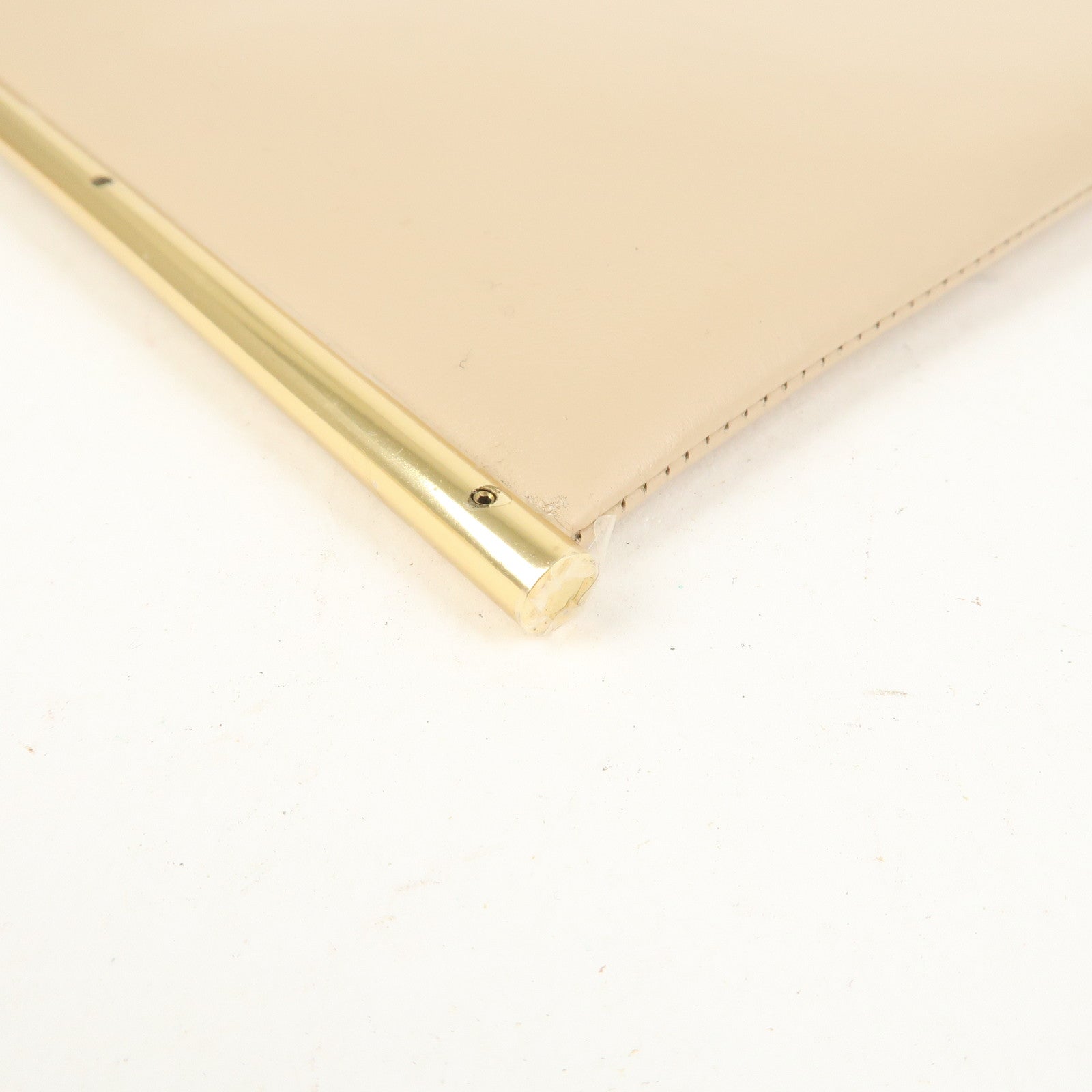Chloe Leather Chain Shoulder Bag  Mini Bag Gold HDW Beige Used