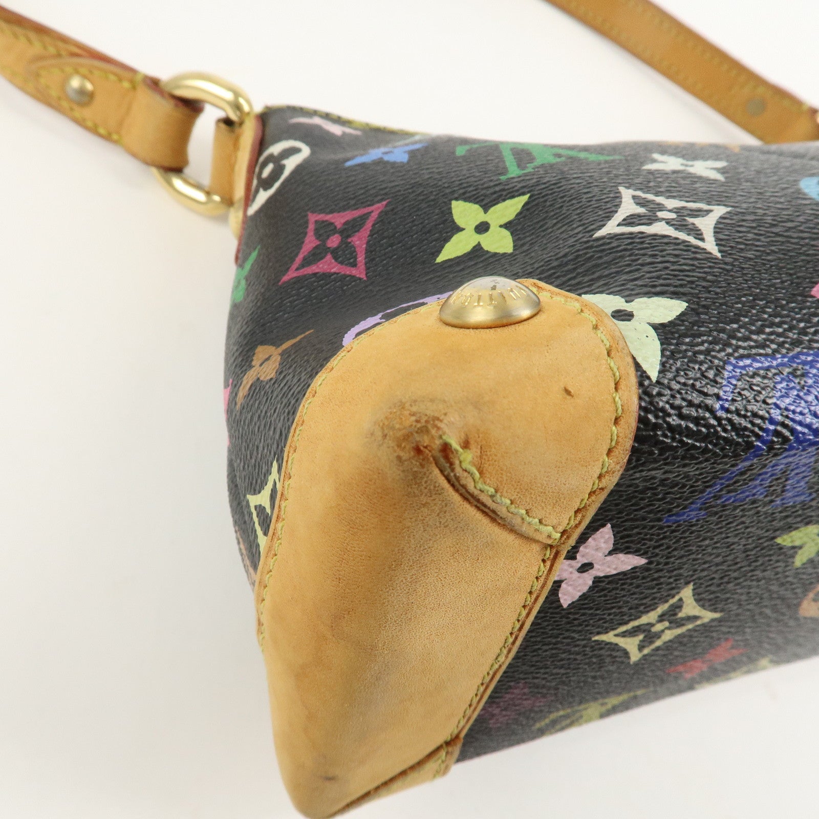 Louis Vuitton Monogram Multicolor Eliza Shoulder Bag M40099 Black Used