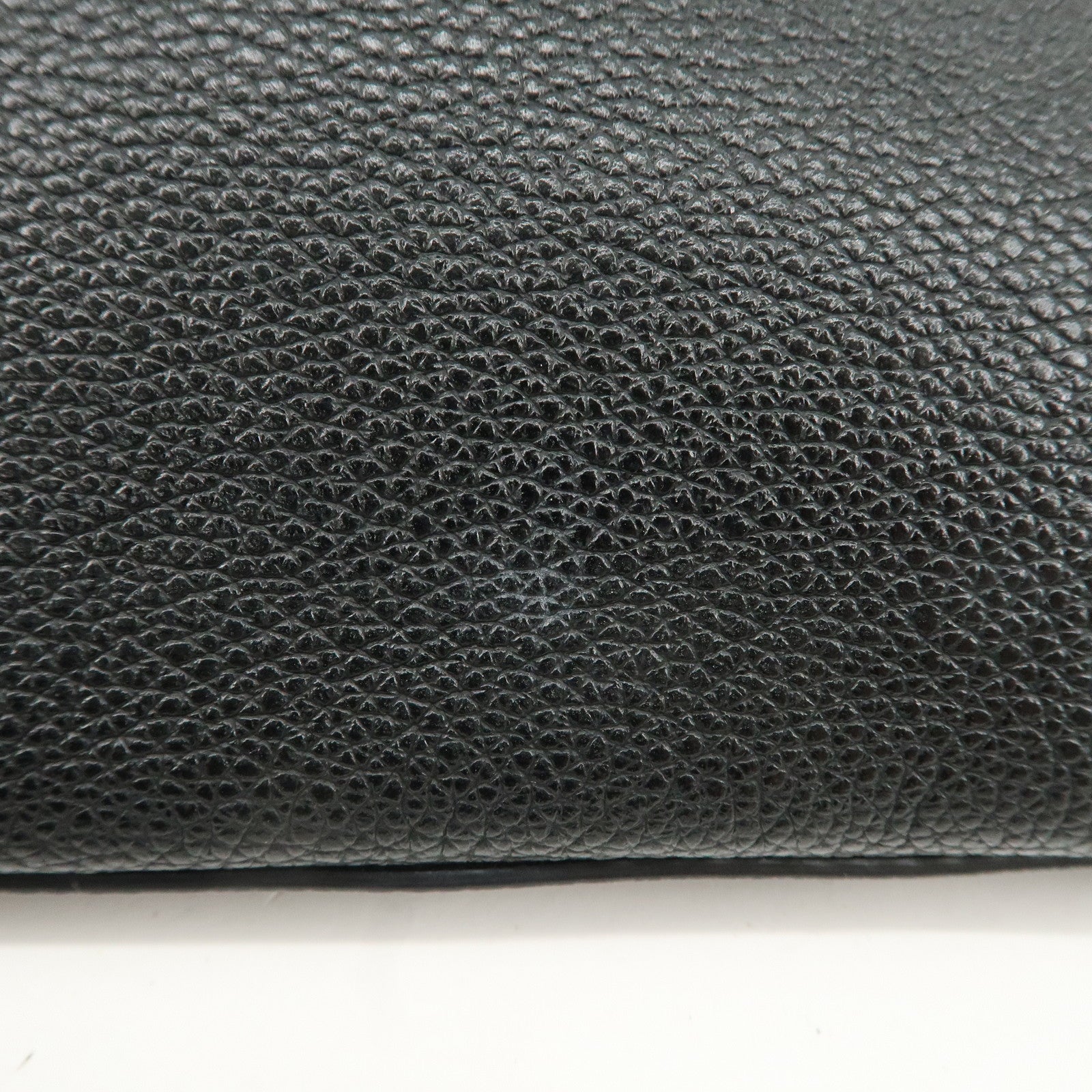 GUCCI Sherry Leather Portfolio Clutch Bag Medium Black 572770