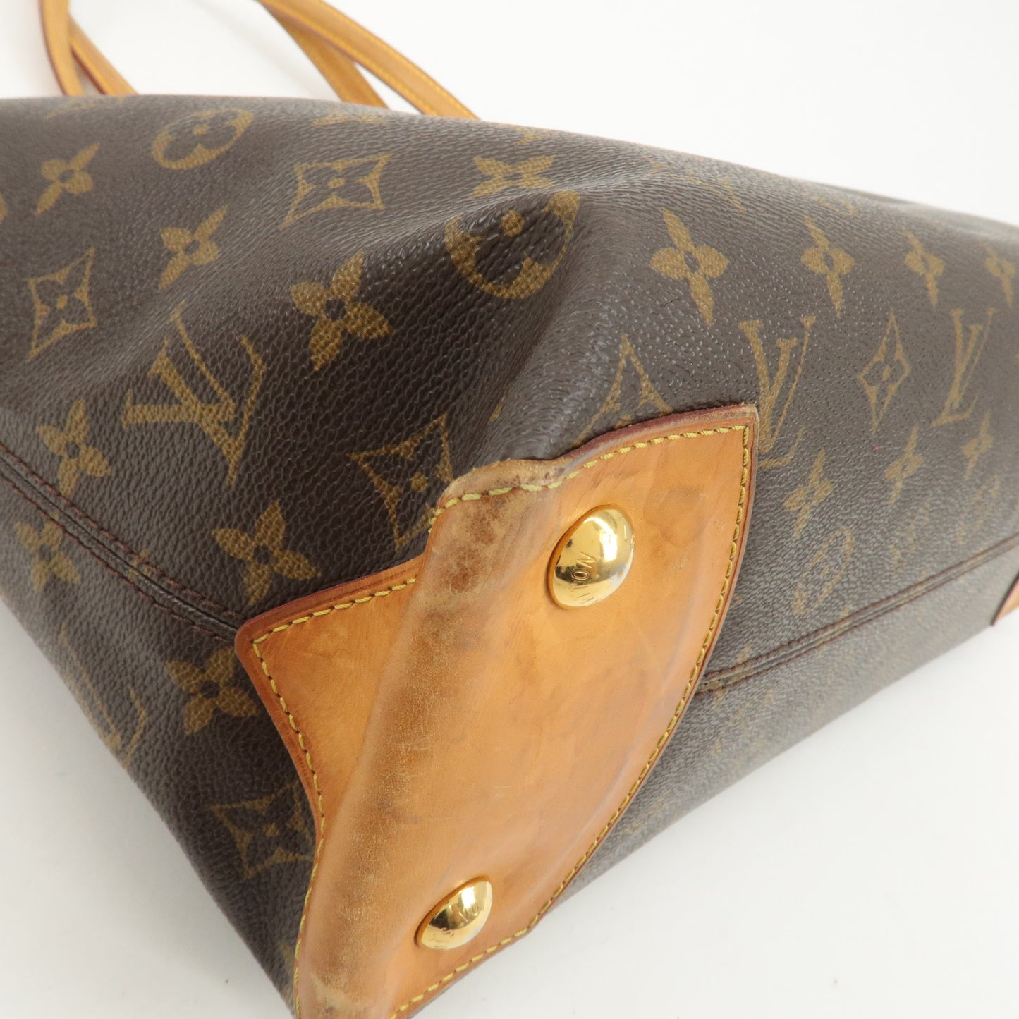 Louis Vuitton Monogram Wilshire MM Tote Bag Brown M45644