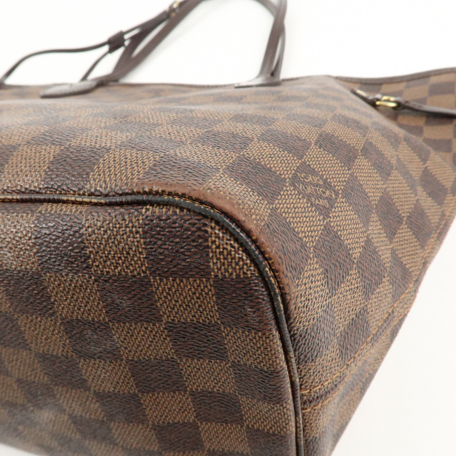 Louis Vuitton Damier Ebene Neverfull MM Tote Bag N41358