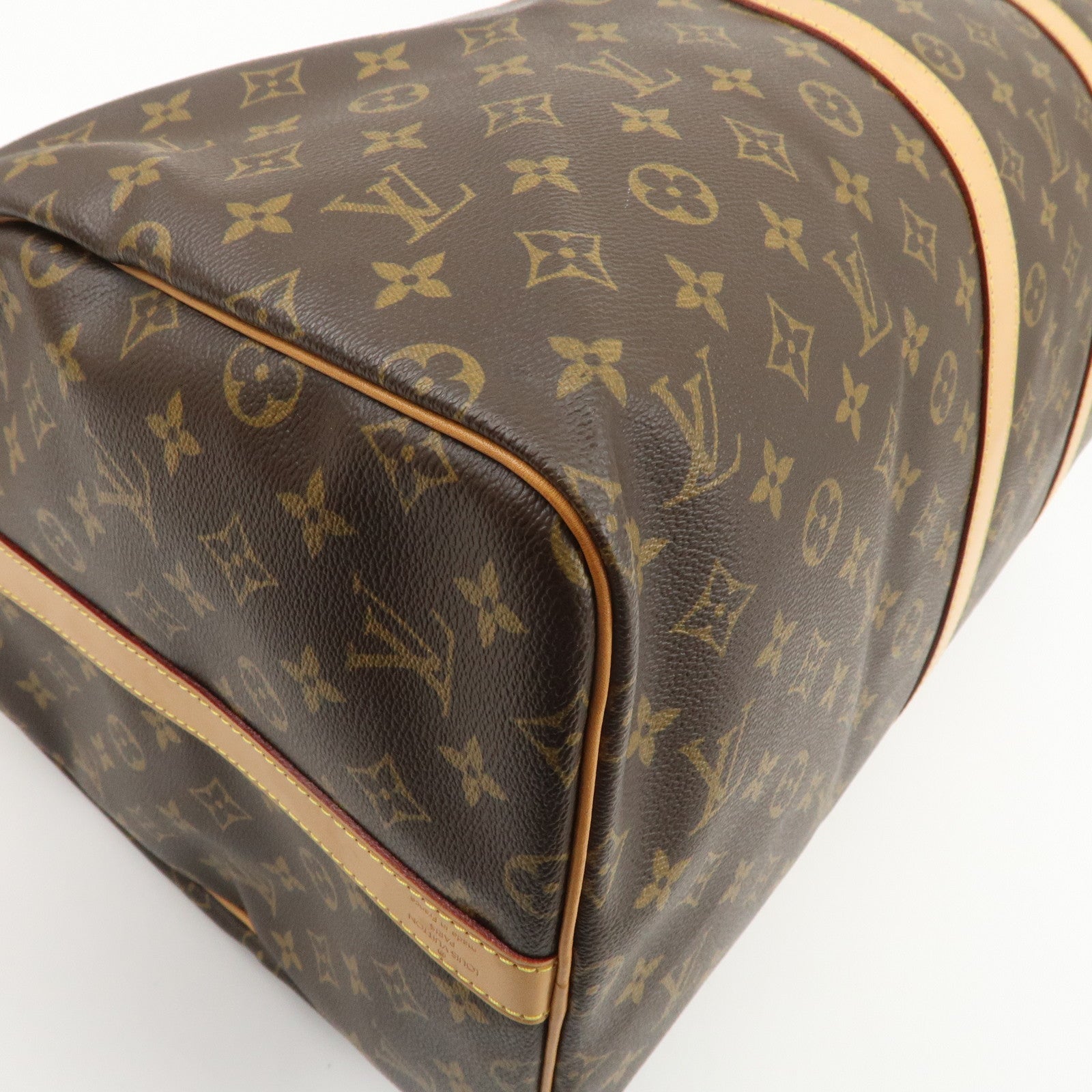 Louis Vuitton Monogram Keep All Bandouliere 55 Boston Bag M41414 Used
