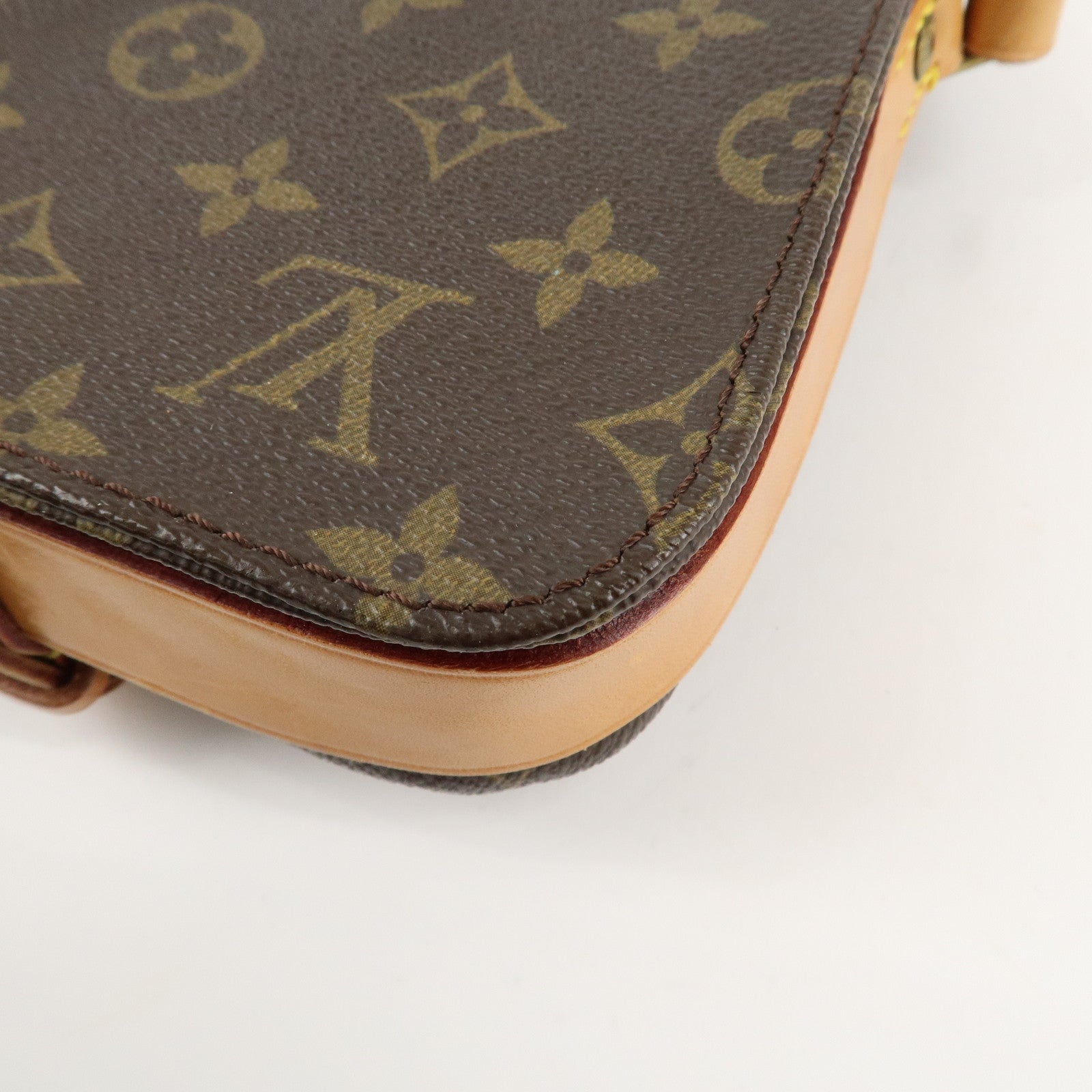 Louis Vuitton Monogram Mini Cartouchiere Shoulder Bag M51254 Used