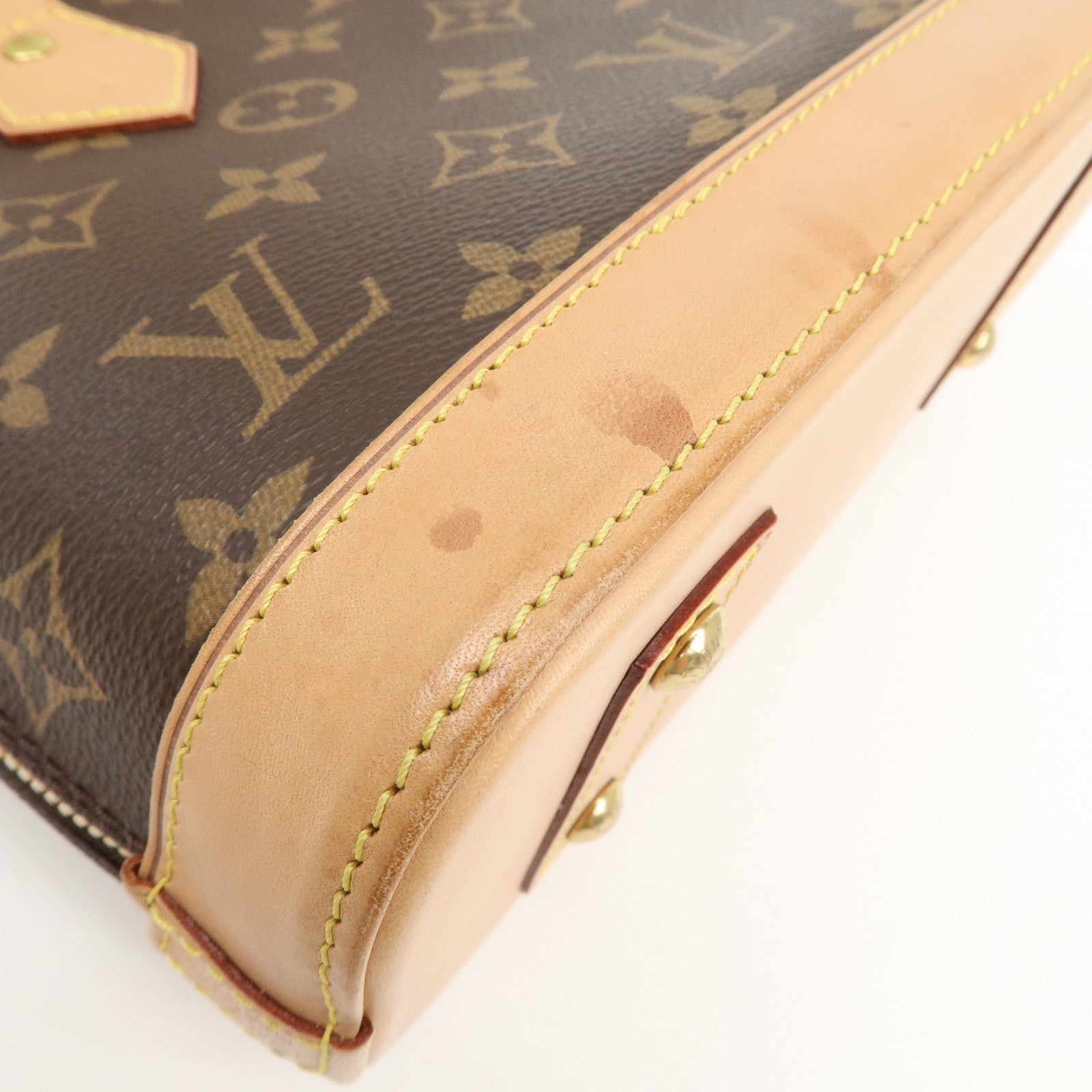 Louis Vuitton Monogram Alma BB 2Way Hand Bag Strap 100cm M53152 Used