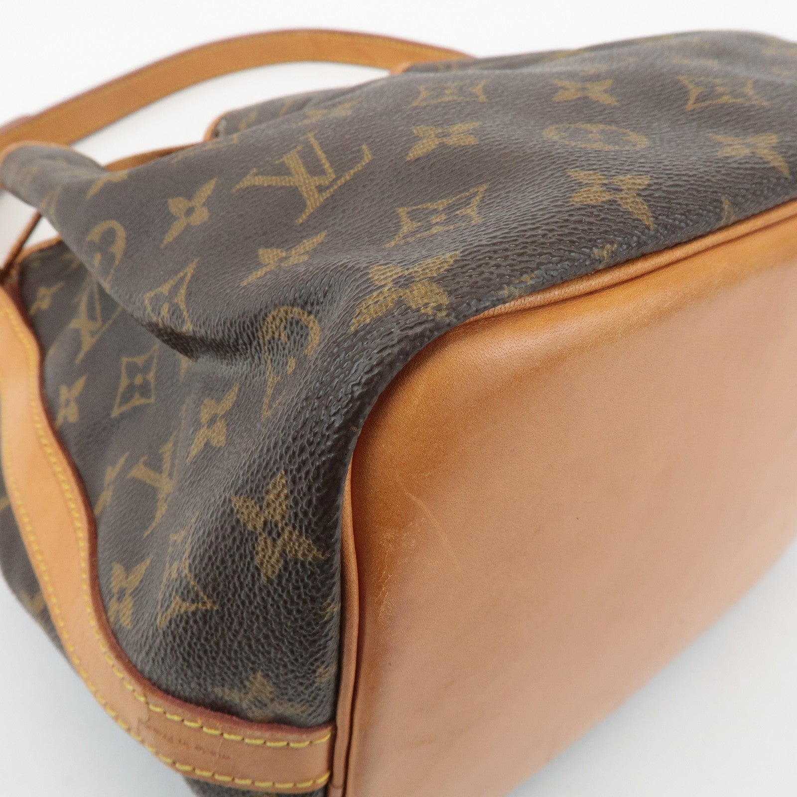 Louis Vuitton Monogram Petit Noe Shoulder Bag Brown M42226 Used