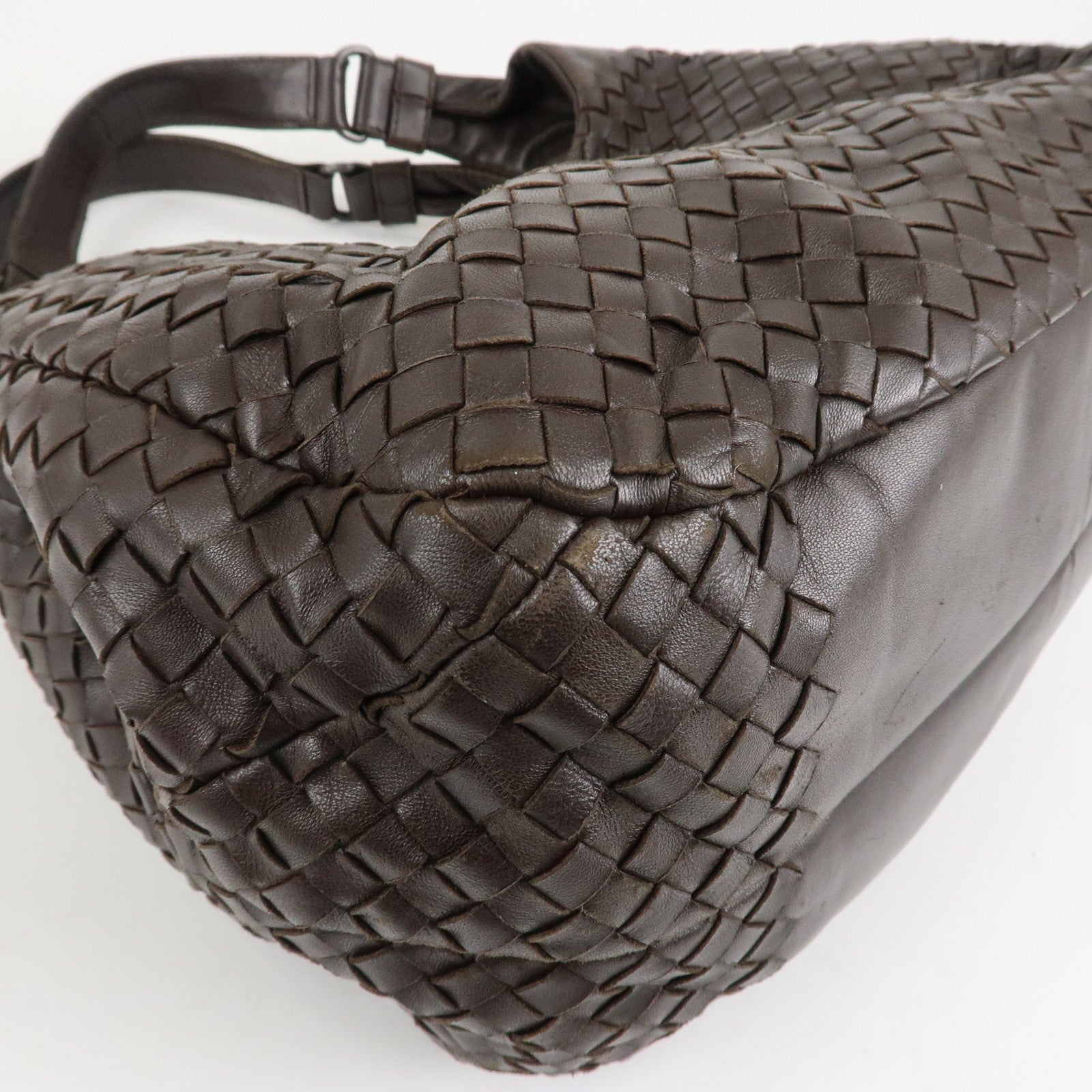 BOTTEGA VENETA Intrecciato Campana Medium Shoulder Bag 125787 Used