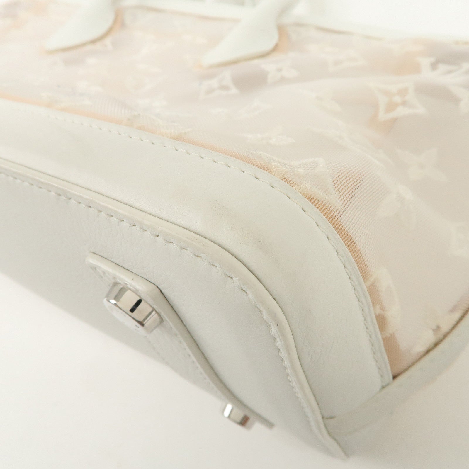 Louis Vuitton Monogram Transparence Lock It East West Bag M40701 Used
