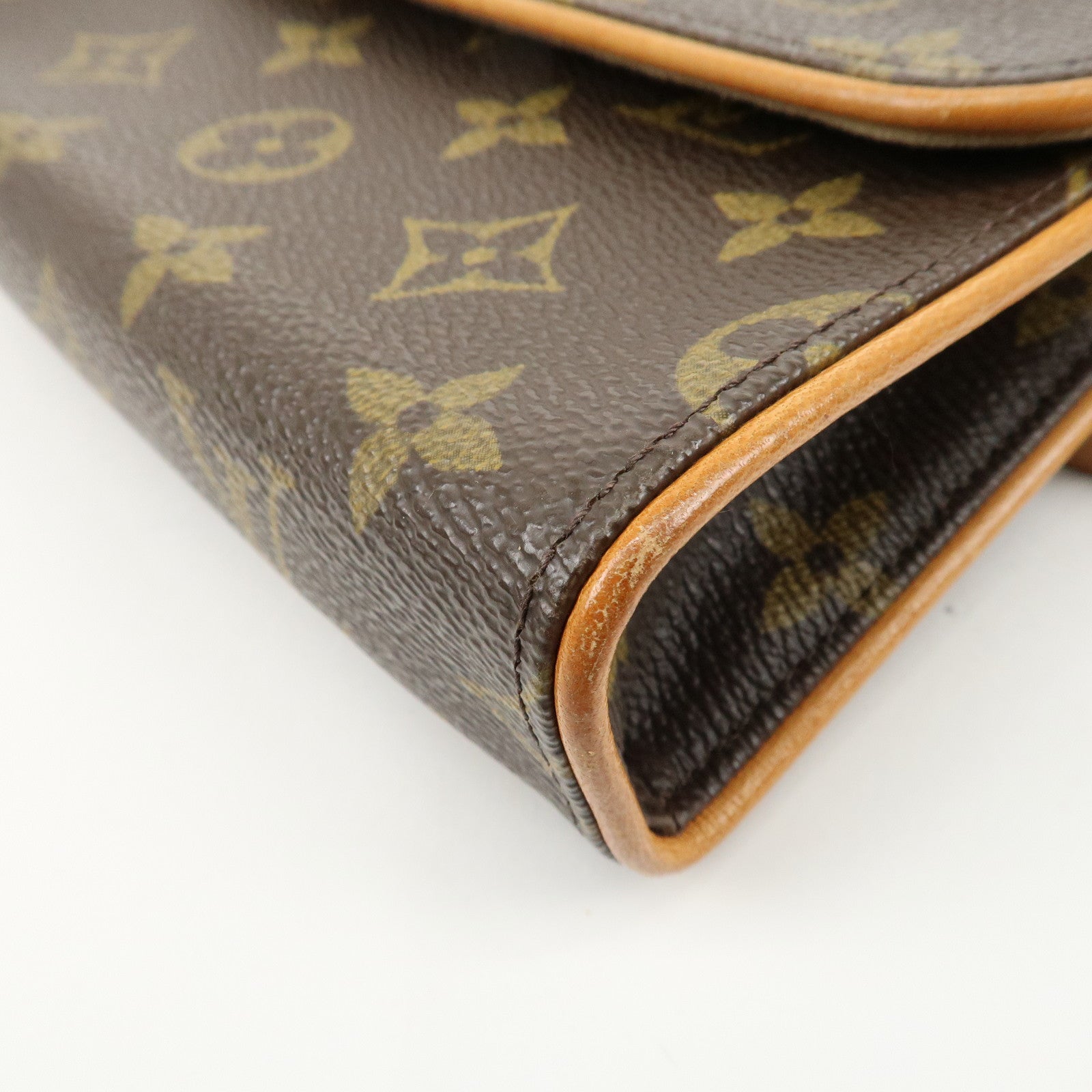 Louis Vuitton Monogram Pochette Florentine Waist Bag BeltXS M51855