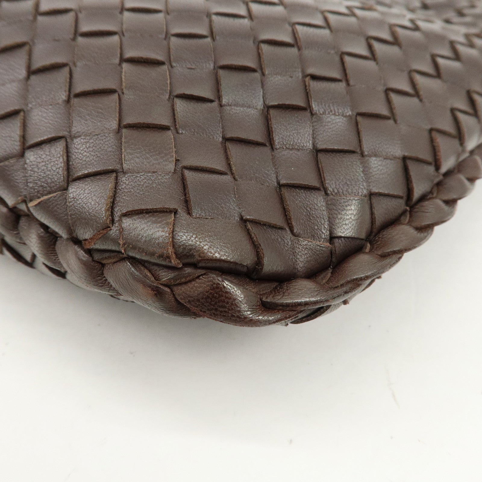 BOTTEGA VENETA Hobo Intrecciato Leather Shoulder Bag 115653