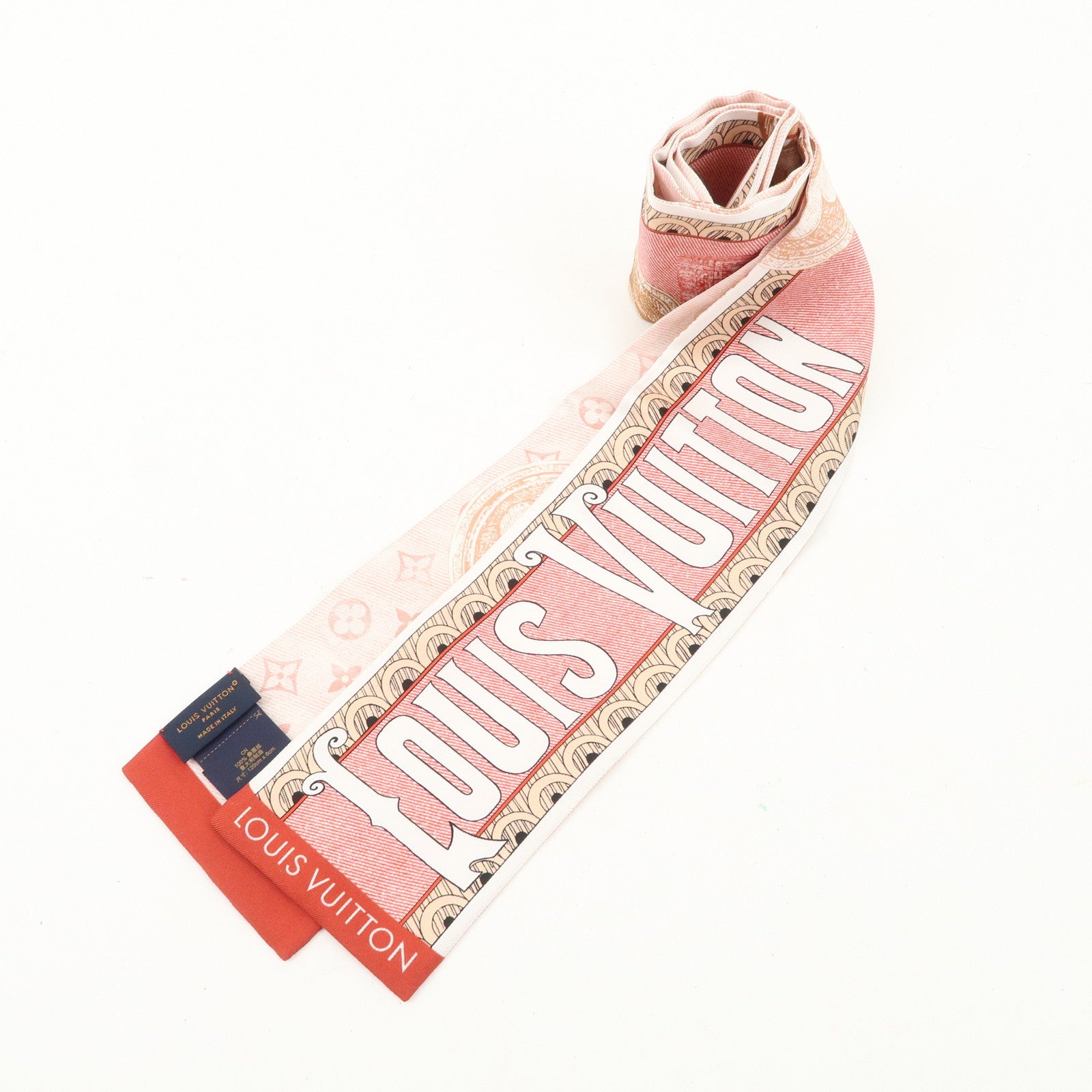 Louis Vuitton Bandeau Malle Merveilleuse Scarf Rose M77184 Used