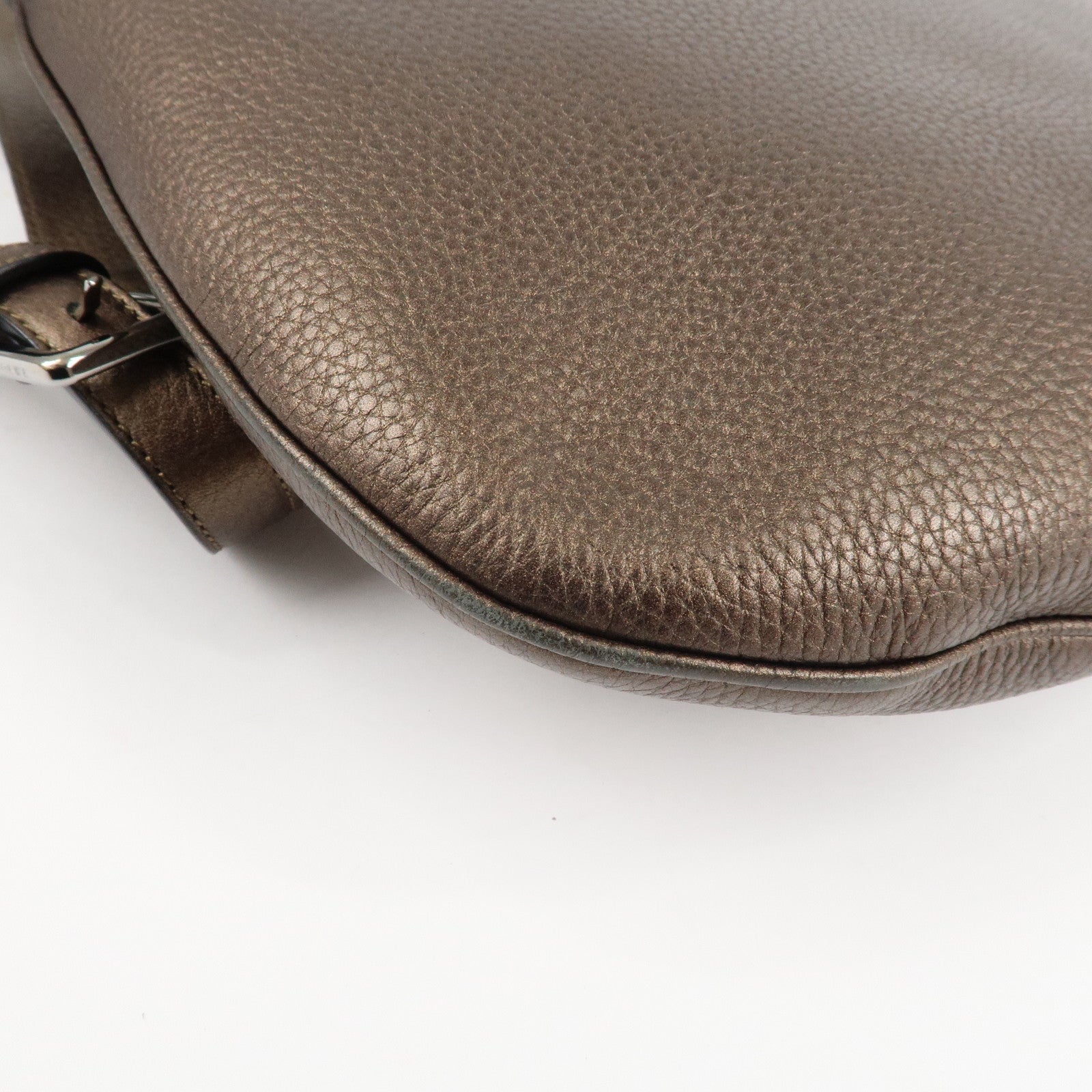 LOEWE Heritage Leather Shoulder Bag Brown *Outlet Used