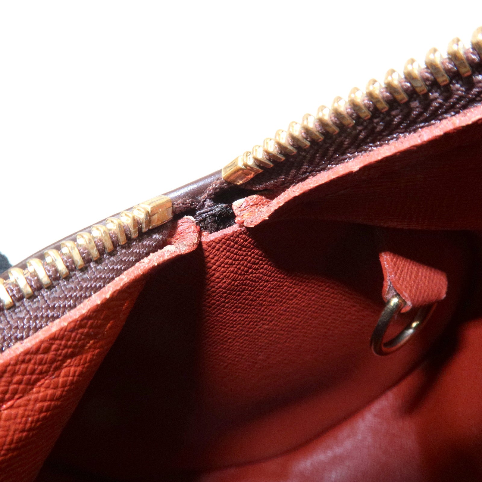 Louis Vuitton Damier Papillon 30 Hand Bag & Pouch Brown N51303 Used