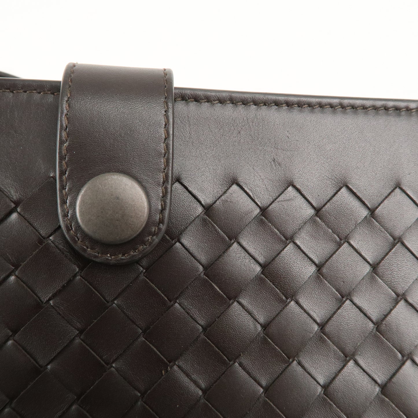 BOTTEGA VENETA Intrecciato Leather Second Bag Clutch Bag