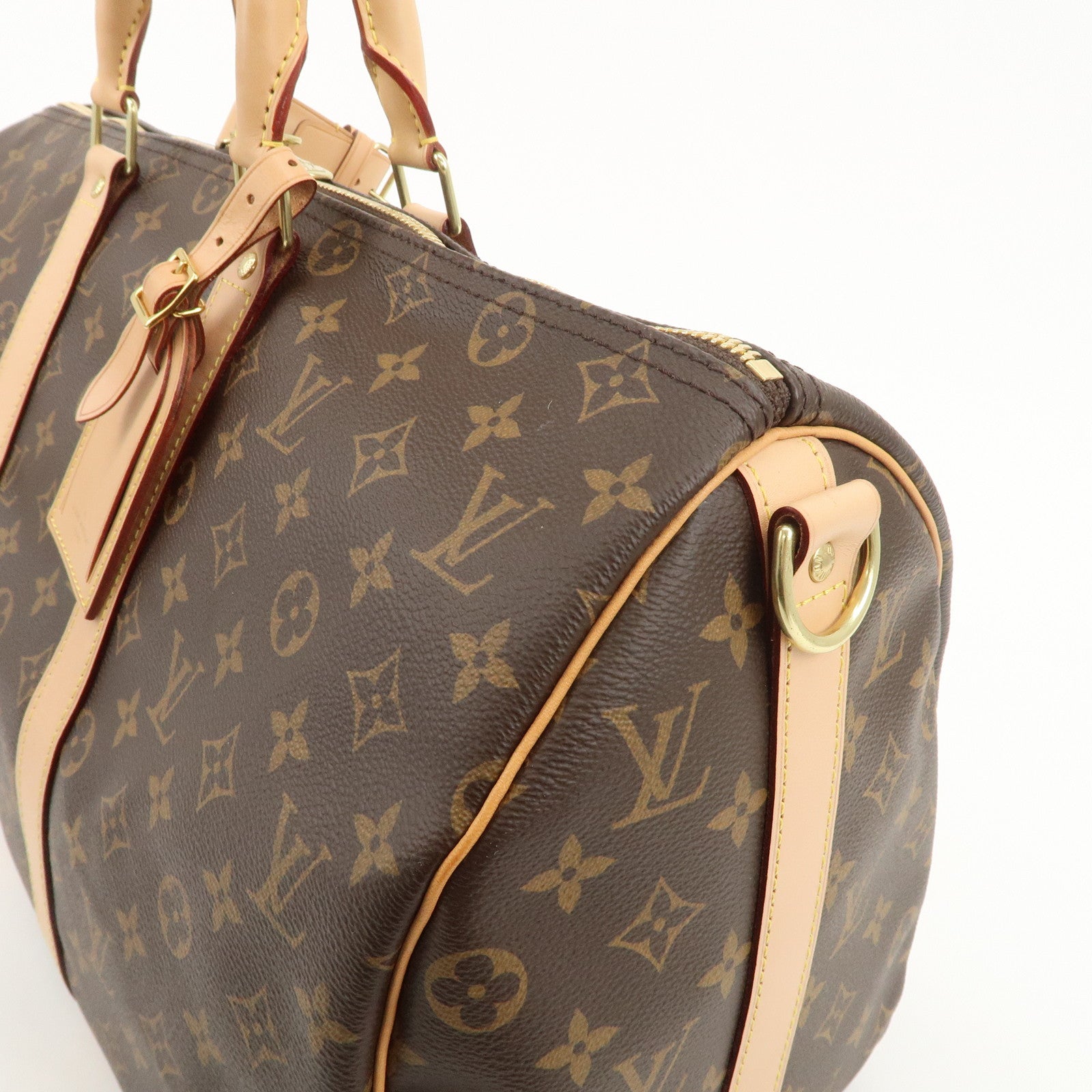 Louis Vuitton Monogram Keep All Bandouliere 45 Boston Bag M41418 Used