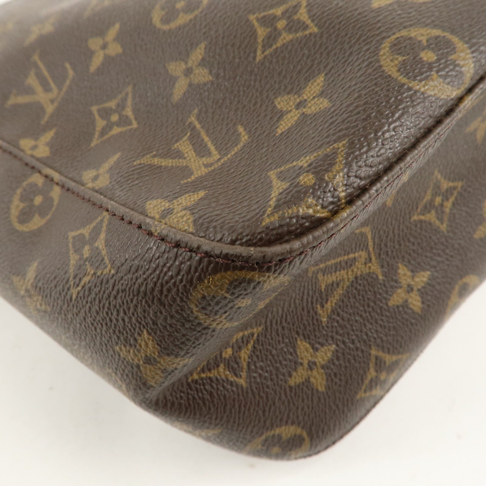 Louis Vuitton Monogram Looping GM Shoulder Bag Brown M51145