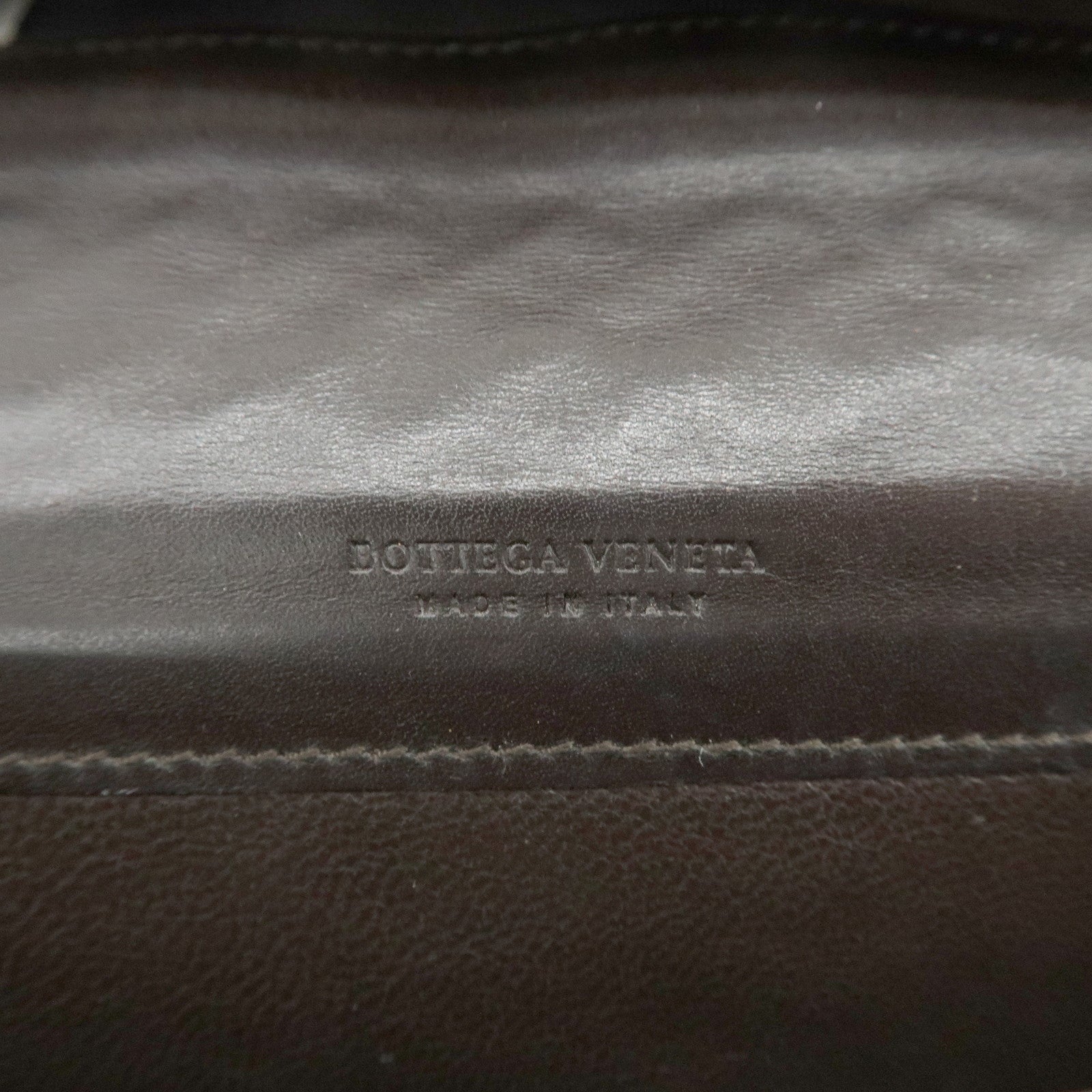 BOTTEGA VENETA Intrecciato Set of 2 Bifold Long Wallet Coin Case