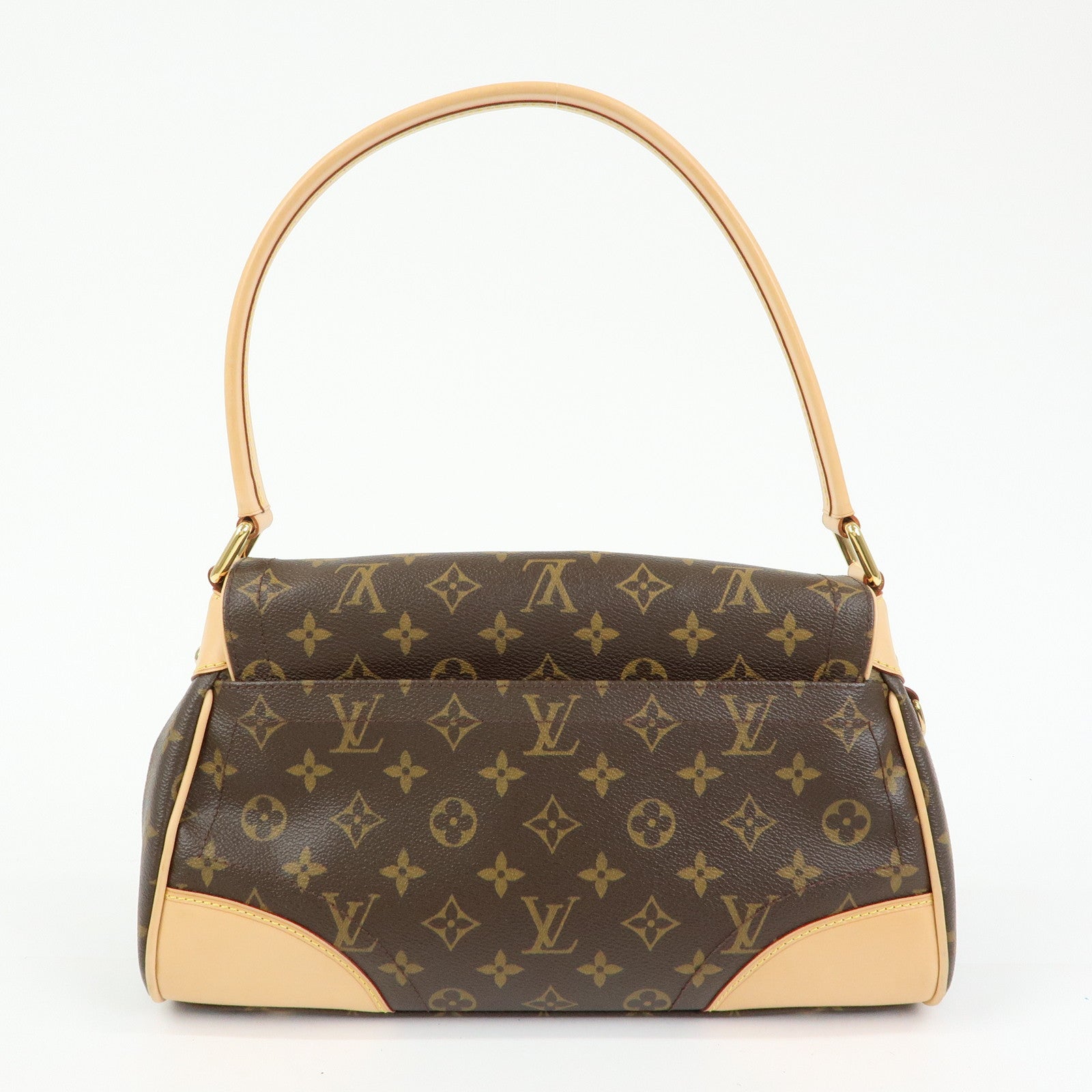 Louis Vuitton Monogram Beverly MM Shoulder Hand Bag Brown M40121