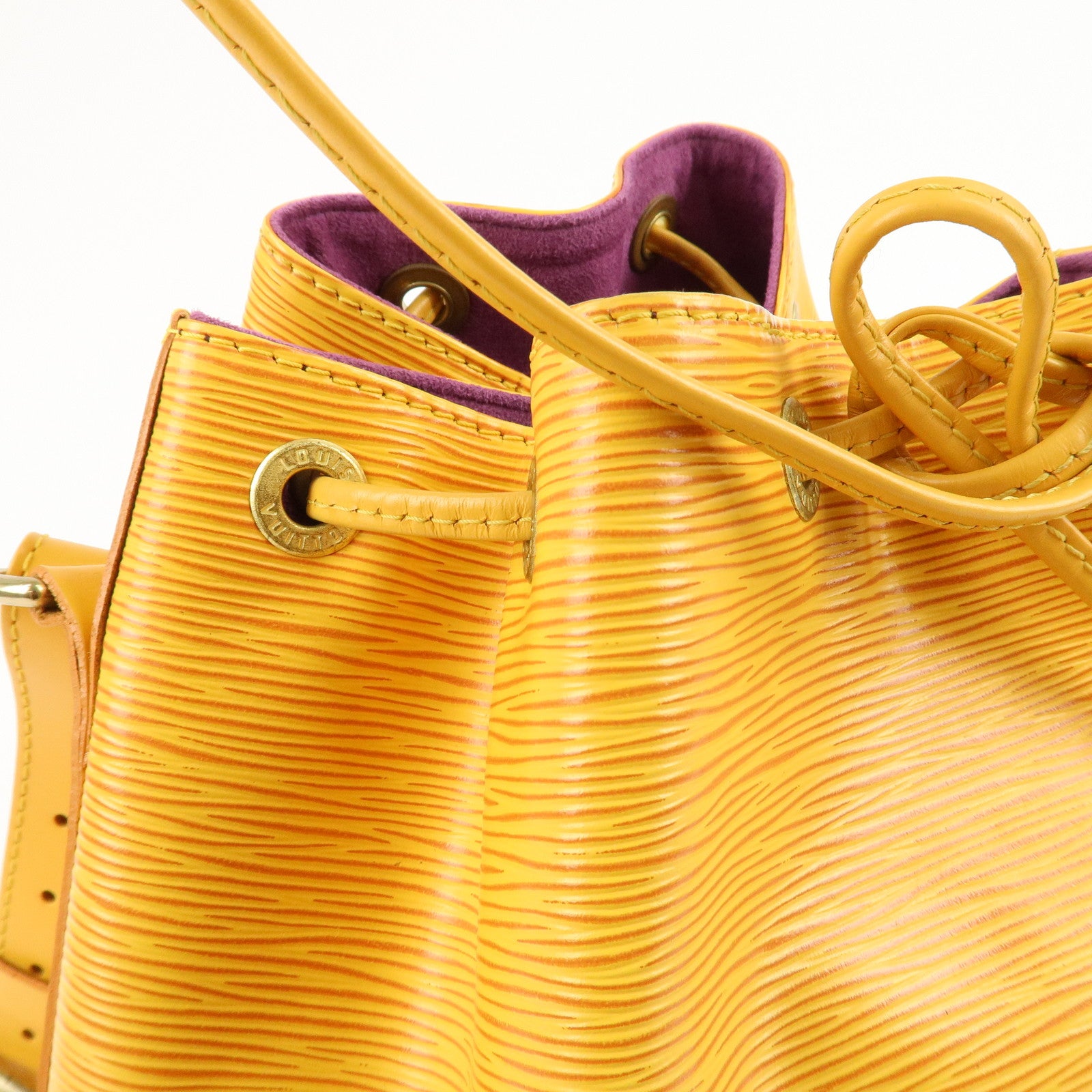 Louis Vuitton Epi Petit Noe Shoulder Bag Tassili Yellow M44109 Used