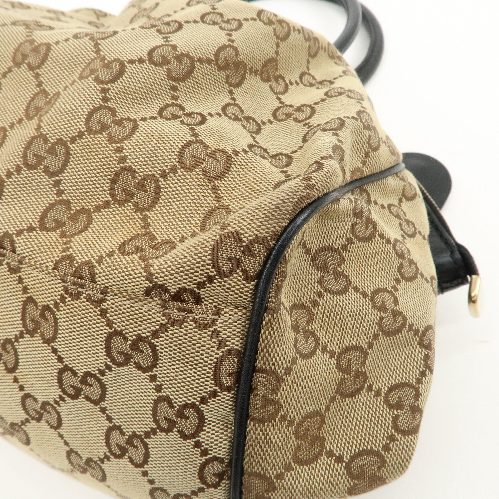 GUCCI Sukey GG Canvas Leather 2WAY Bag Shoulder Bag 223974