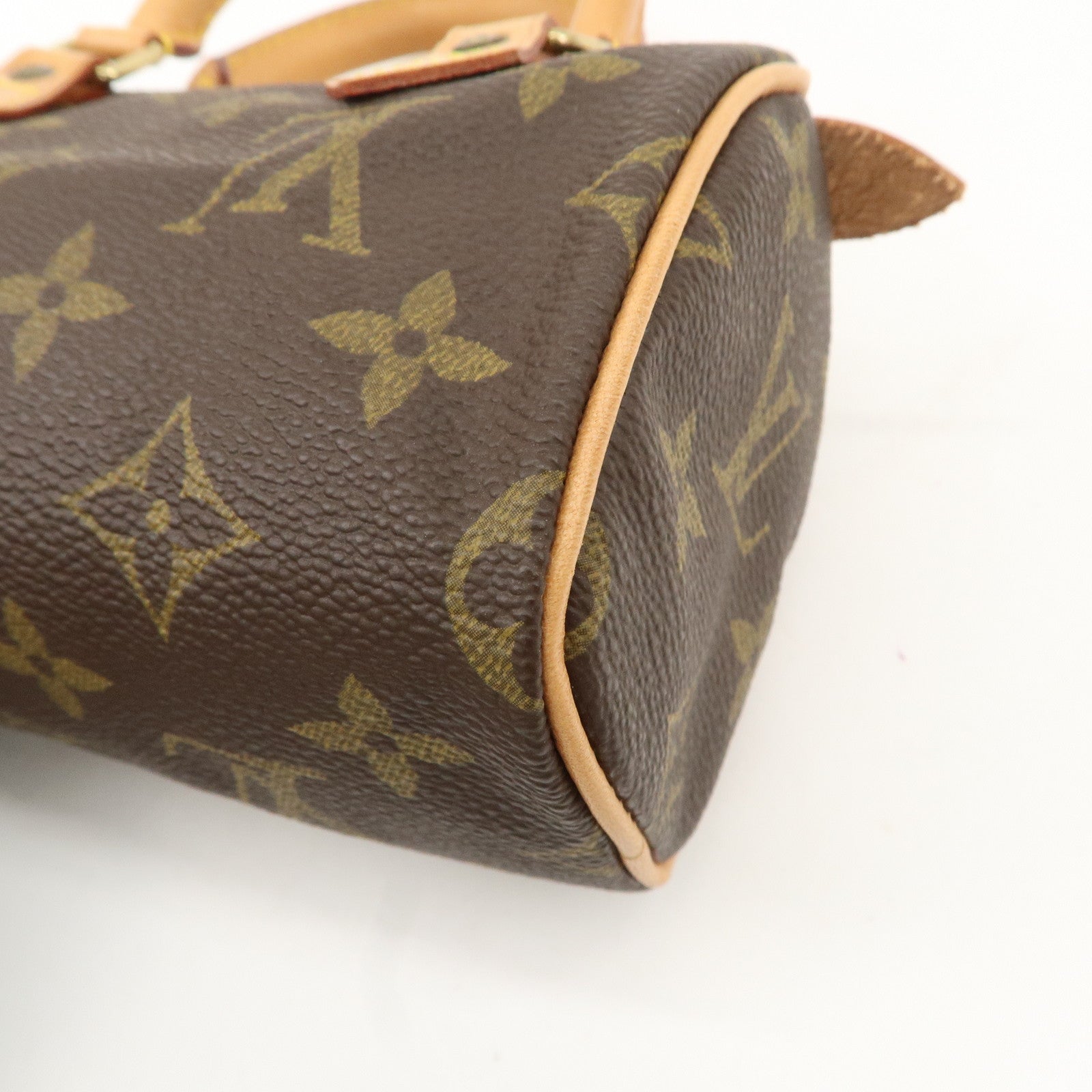 Louis Vuitton Monogram Mini Speedy & Strap M41534 J00145 Used