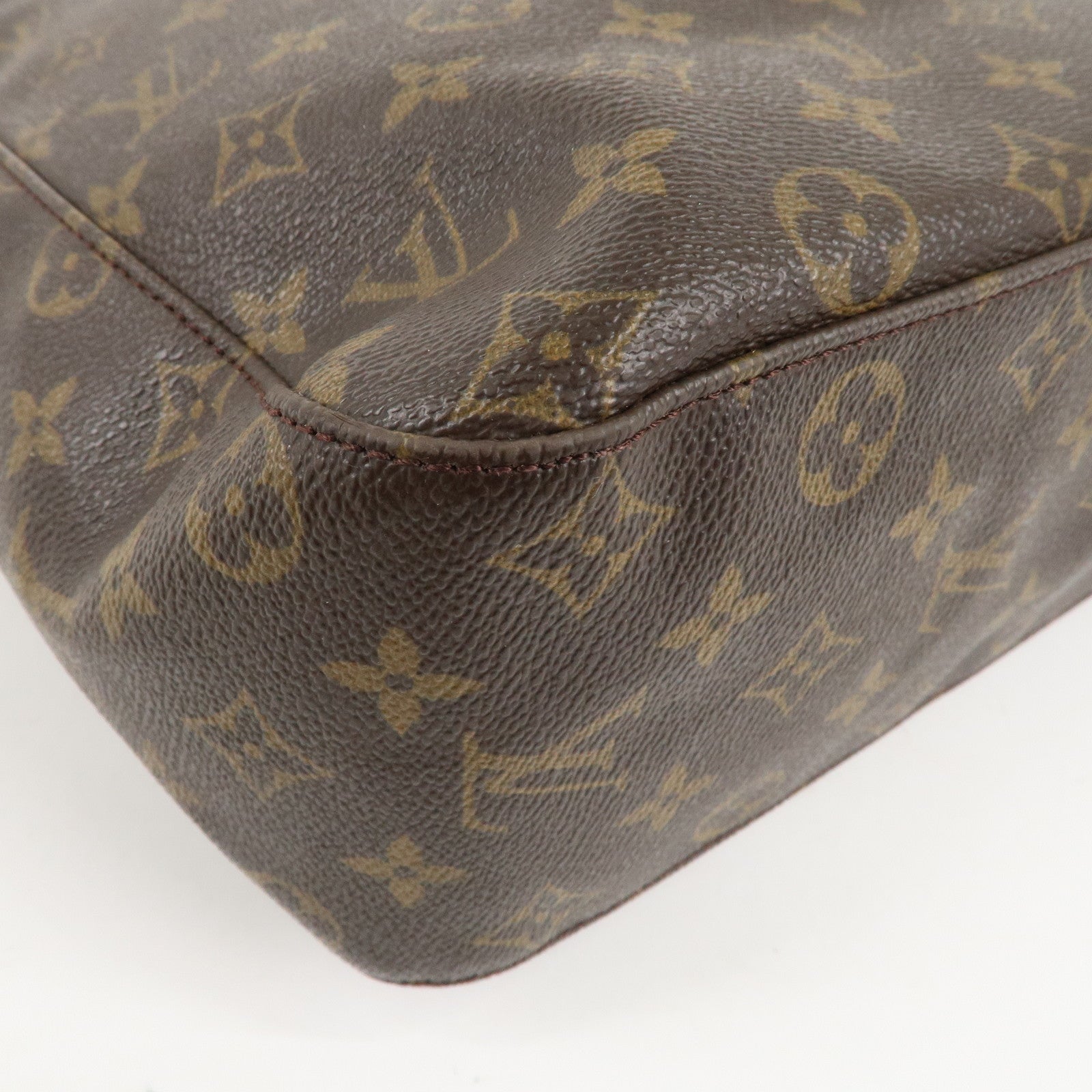 Louis Vuitton Monogram Looping GM Shoulder Bag Brown M51145