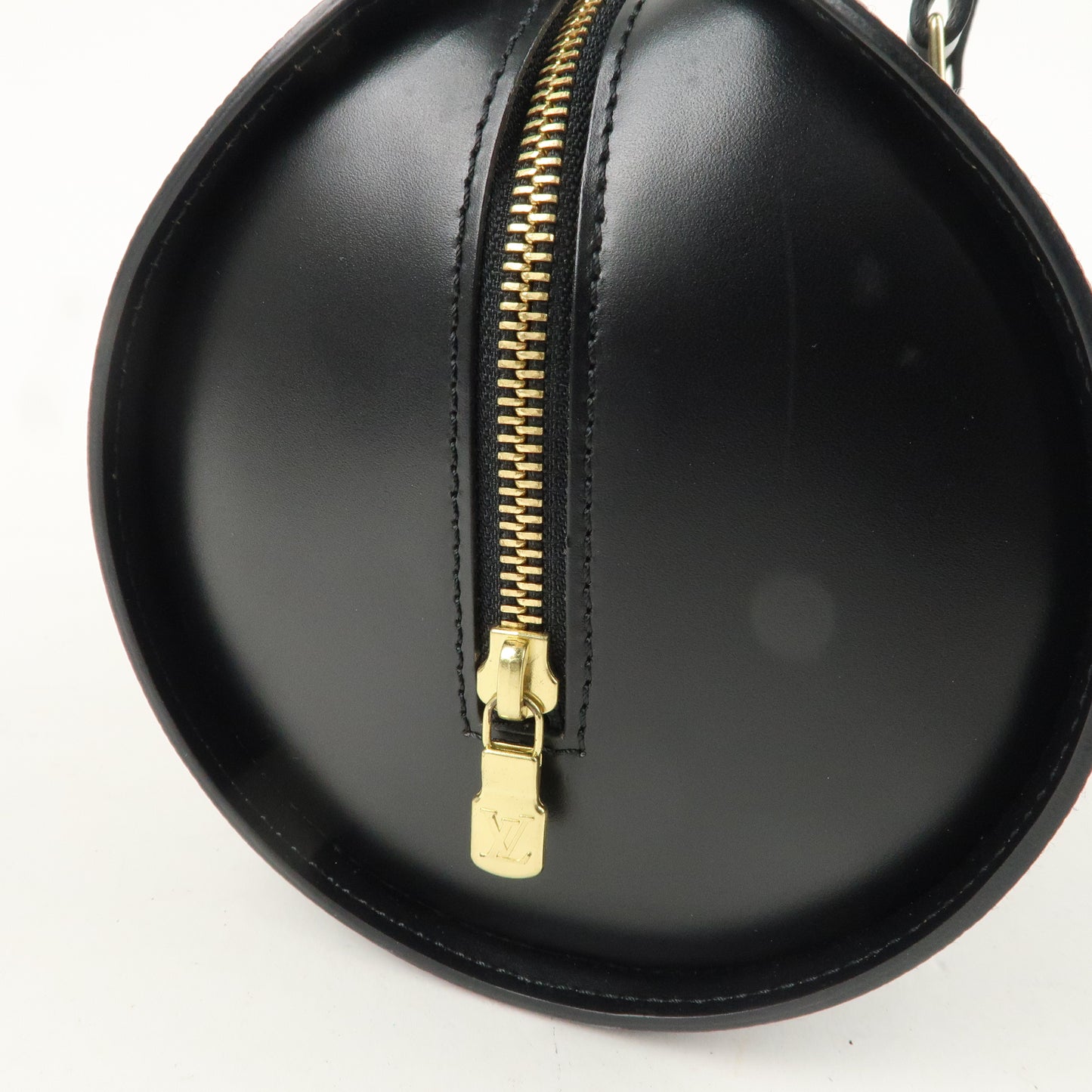 Authenti Louis Vuitton Epi Soufflot & Pouch Hand Bag Noir Black M52862