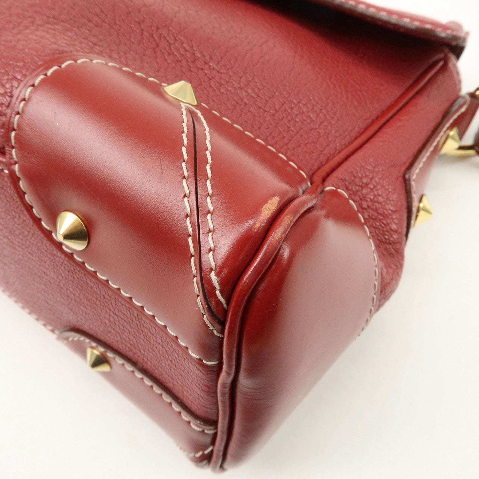 Louis Vuitton Suhari L'essentielle Shoulder Bag Red M95846 Used