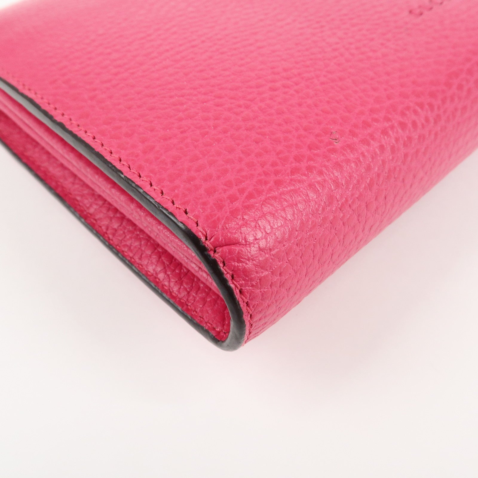 GUCCI Dionysus Leather Chain Shoulder Bag Pink 401231 Used