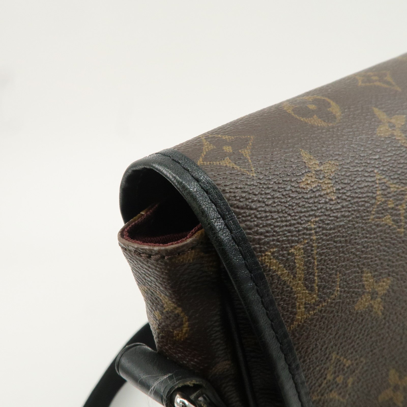 Louis Vuitton Monogram Macassar Bass MM Shoulder Bag M56715