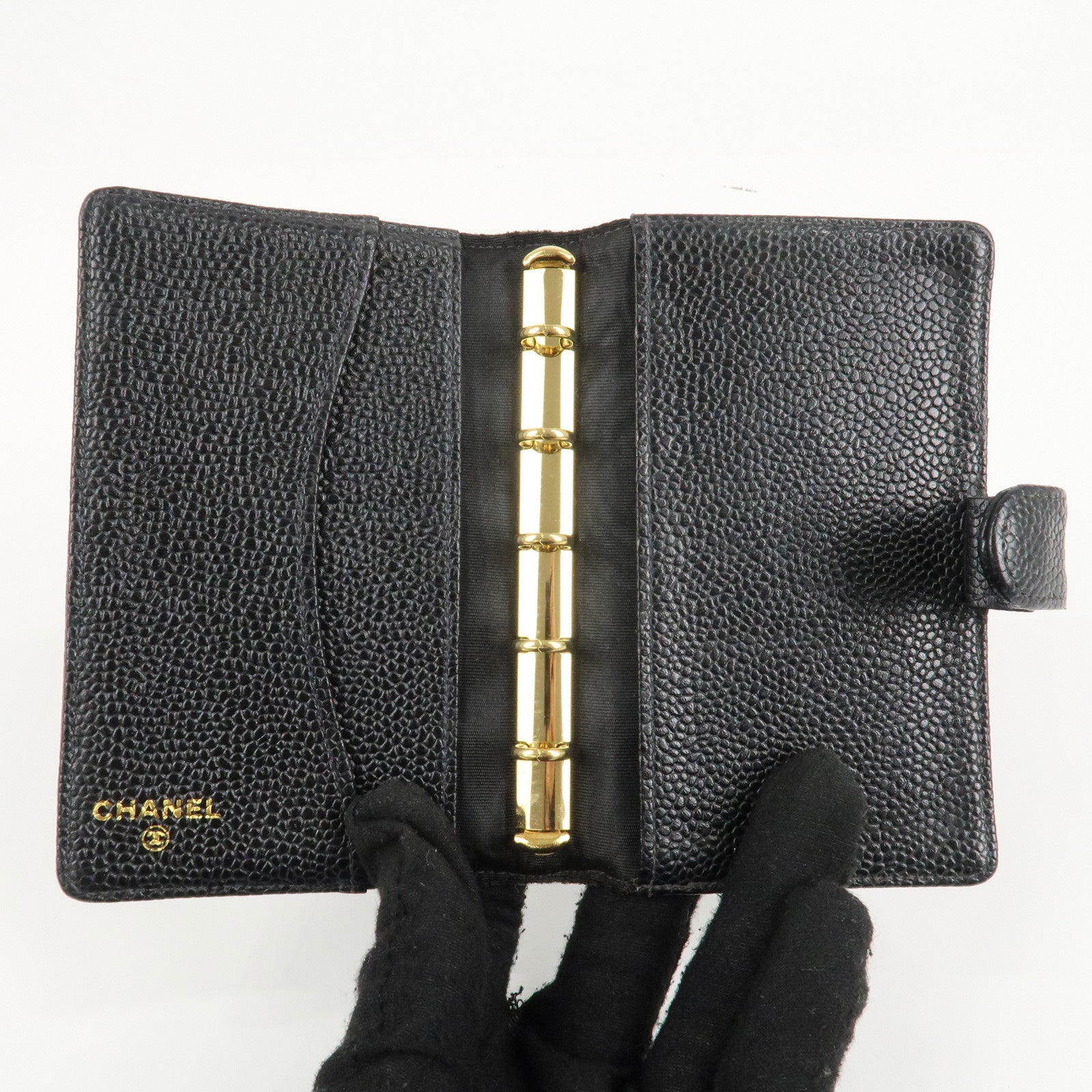 CHANEL COCO Mark Caviar Skin Agenda PM Planner Cover A13505 Used