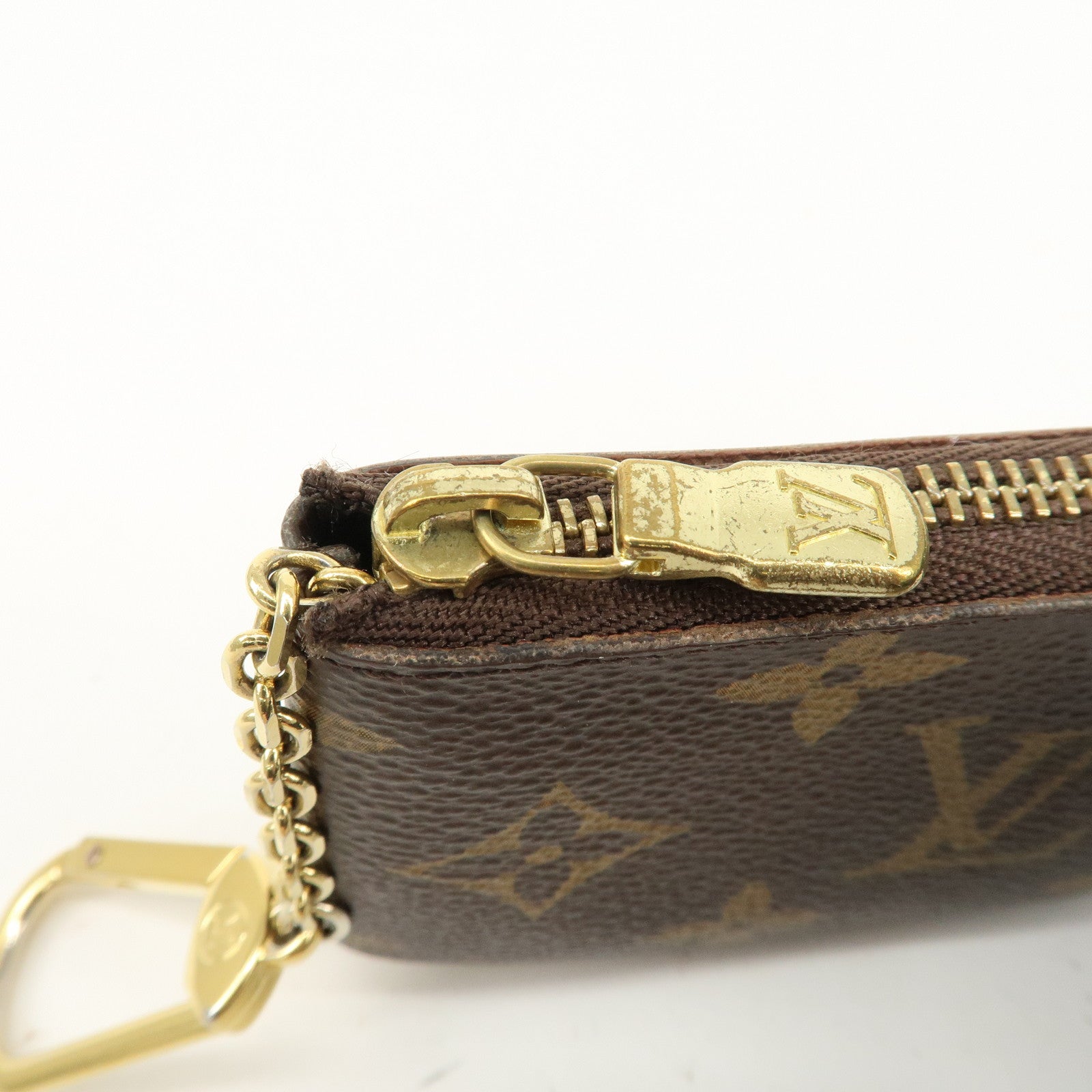 Louis Vuitton Monogram Pochette Cles Coin Case Key Case M62650