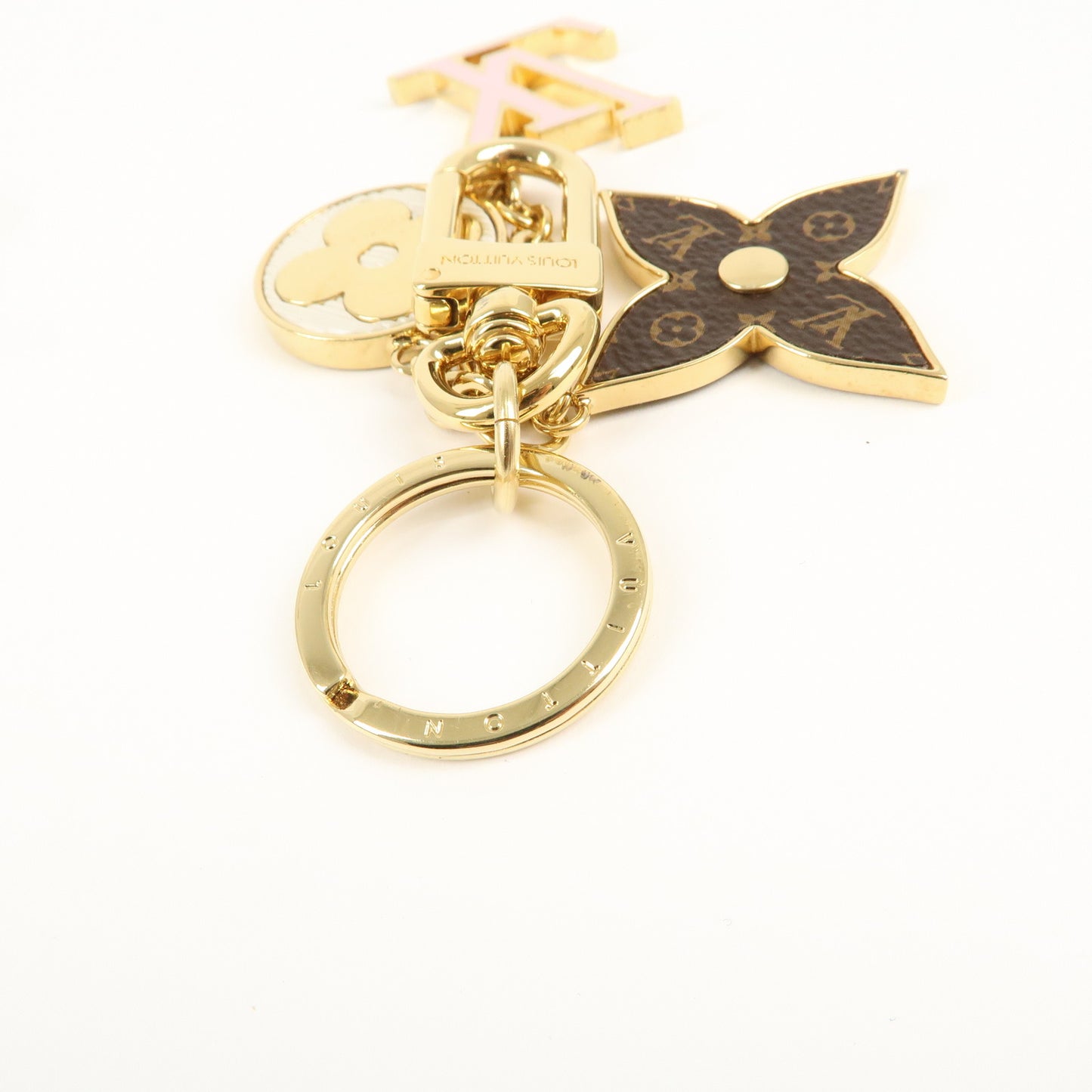 Louis Vuitton Porte Cles Spring Street Bag Charm Gold M69008