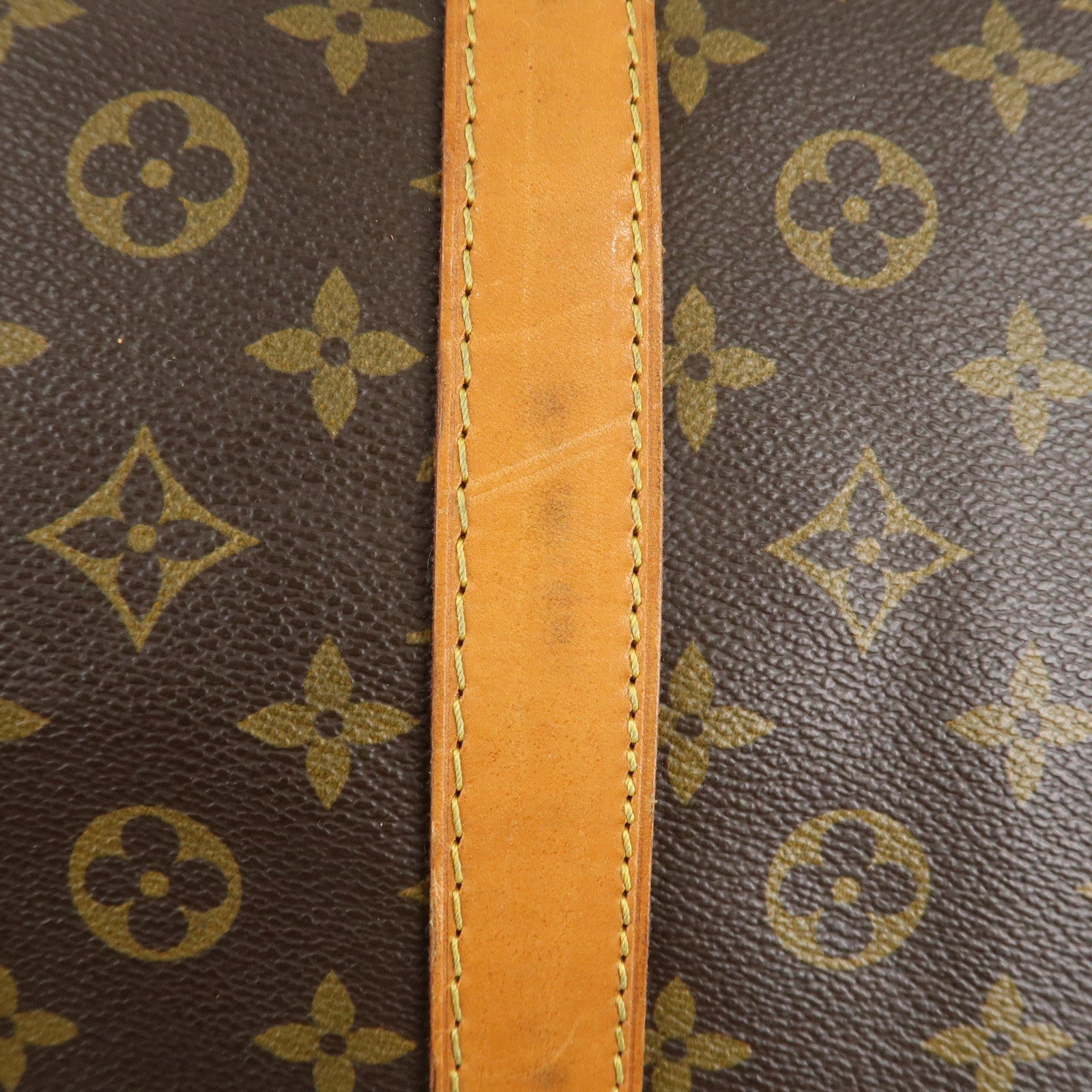 Louis Vuitton Monogram Sac Souple 55 Boston Bag Brown M41622