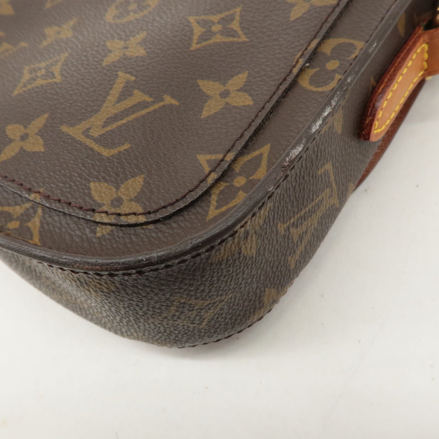 Louis Vuitton Monogram Saint Cloud PM Shoulder Bag Brown M51244