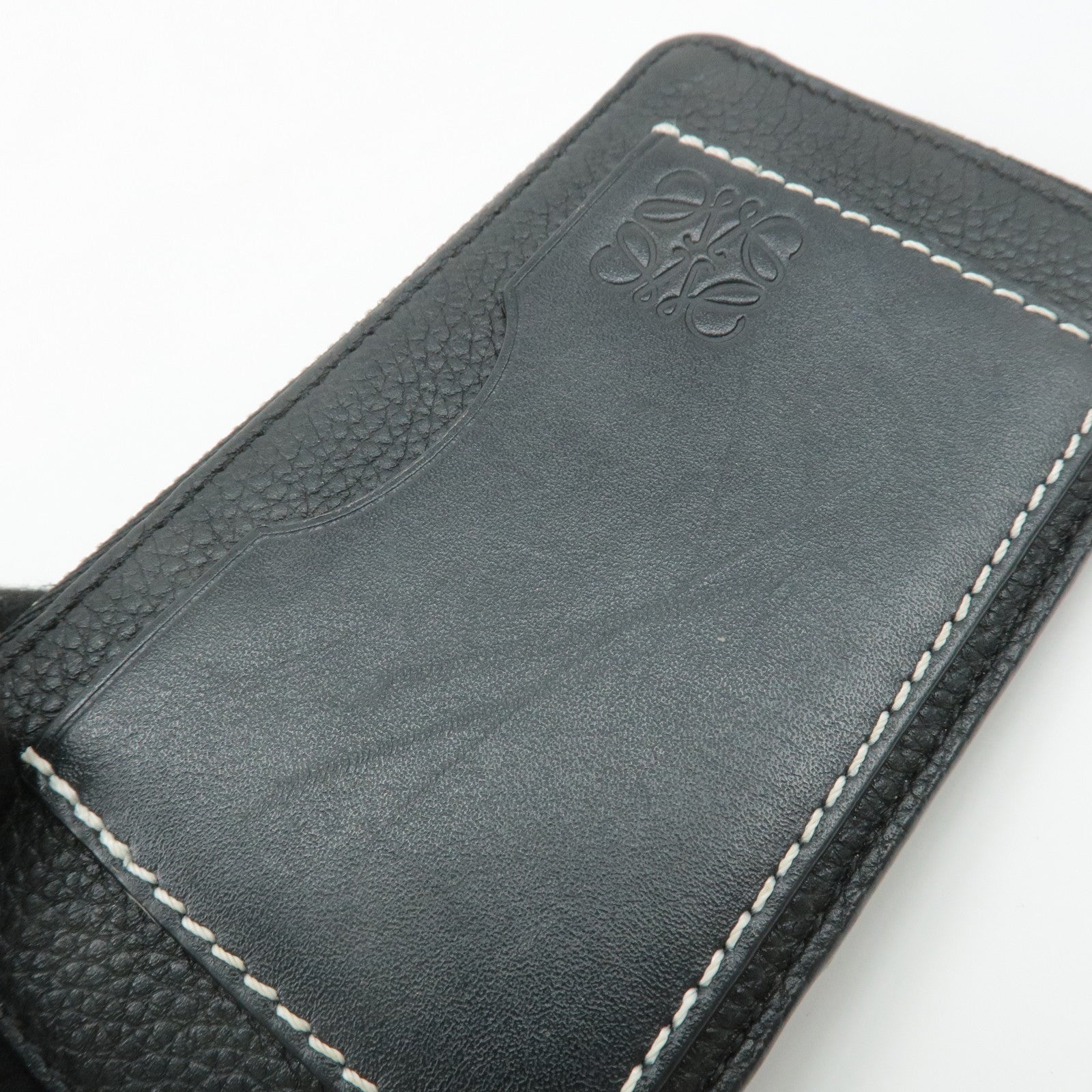 LOEWE Anagram Leather Fragment Case Card Holder