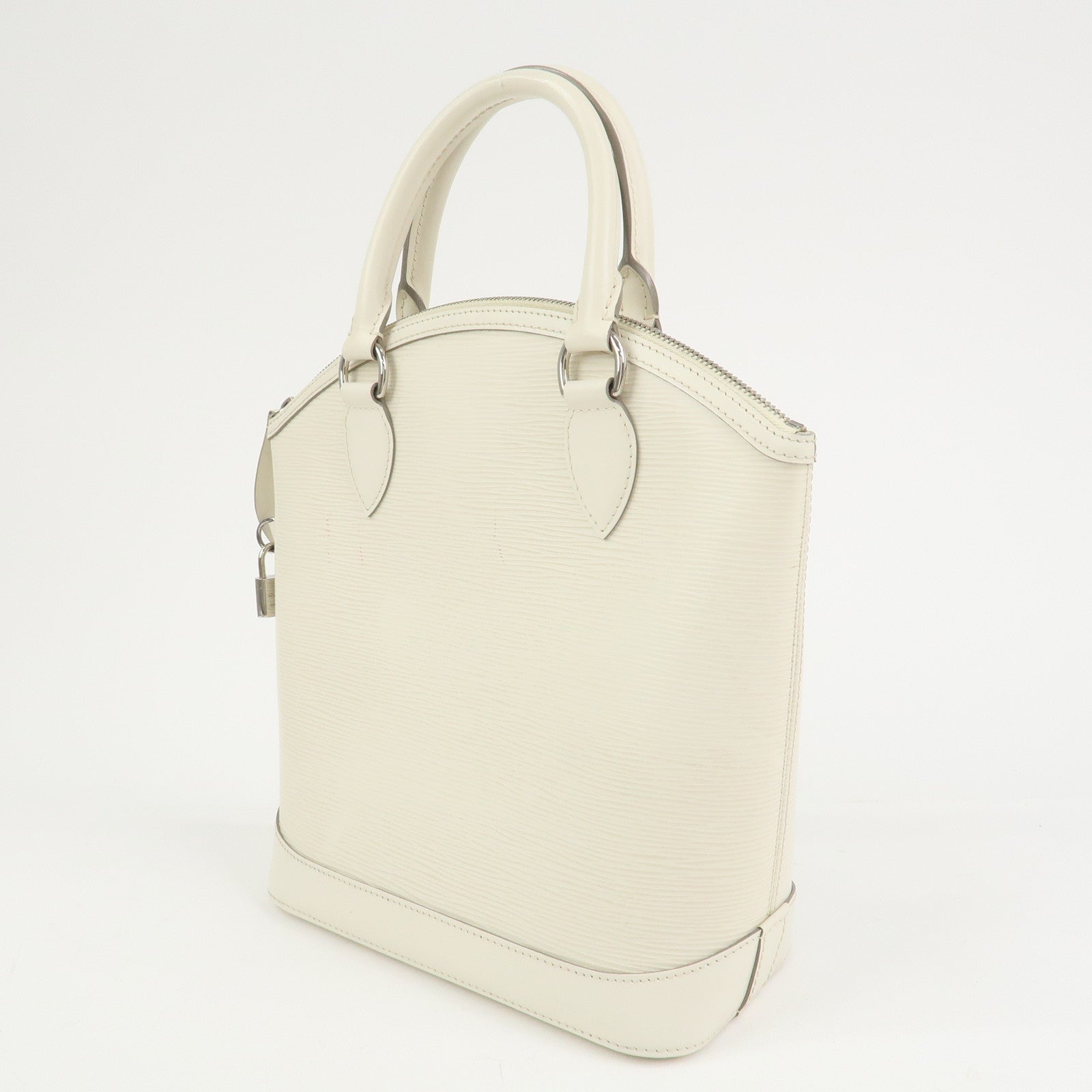 Louis Vuitton Epi Lockit Hand Bag Tote Bag Ivoire White M4229J