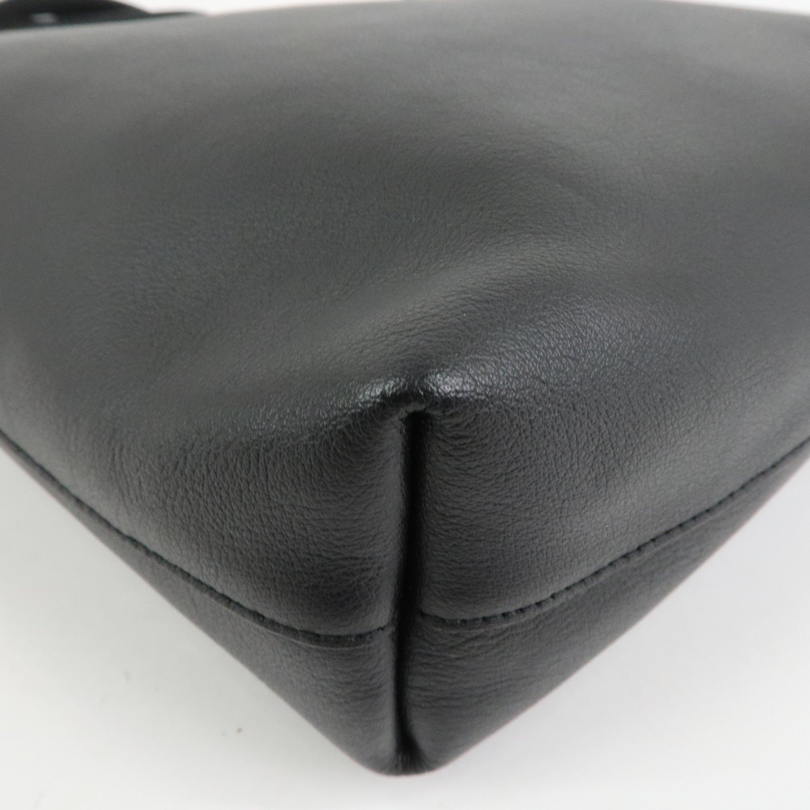 SAINT LAURENT PARIS Leather Toy Shopping Bag 2Way Bag Black 600306