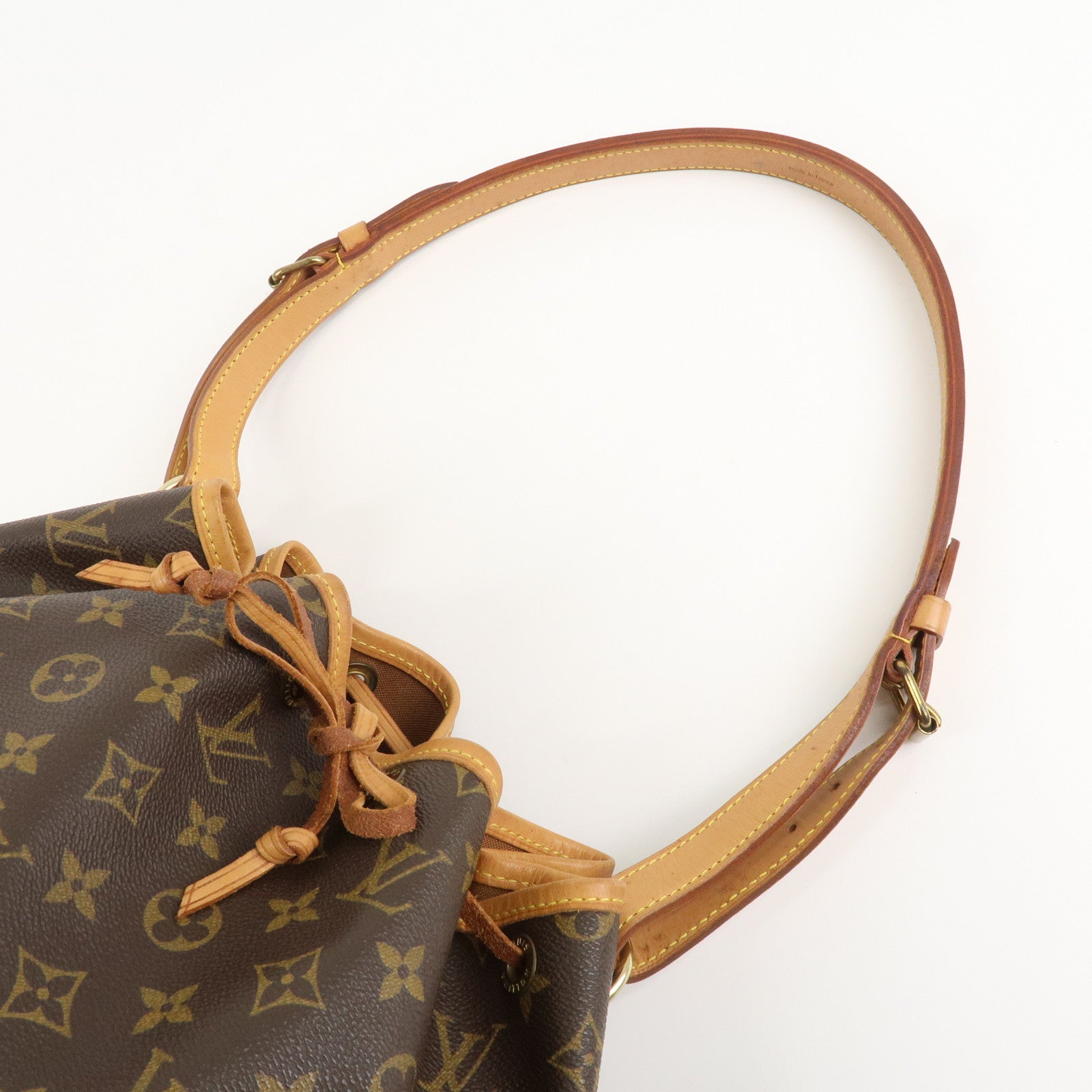Louis Vuitton Monogram Noe Shoulder Bag Hand Bag Brown M42224 Used