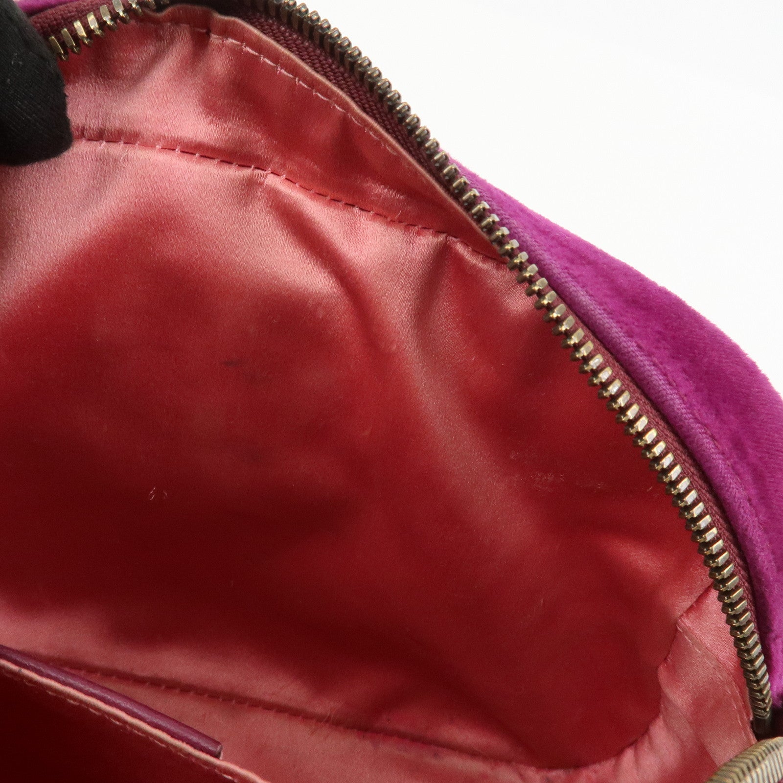 GUCCI GG Marmont Velvet Leather Shoulder Bag Crossbody Bag 447632