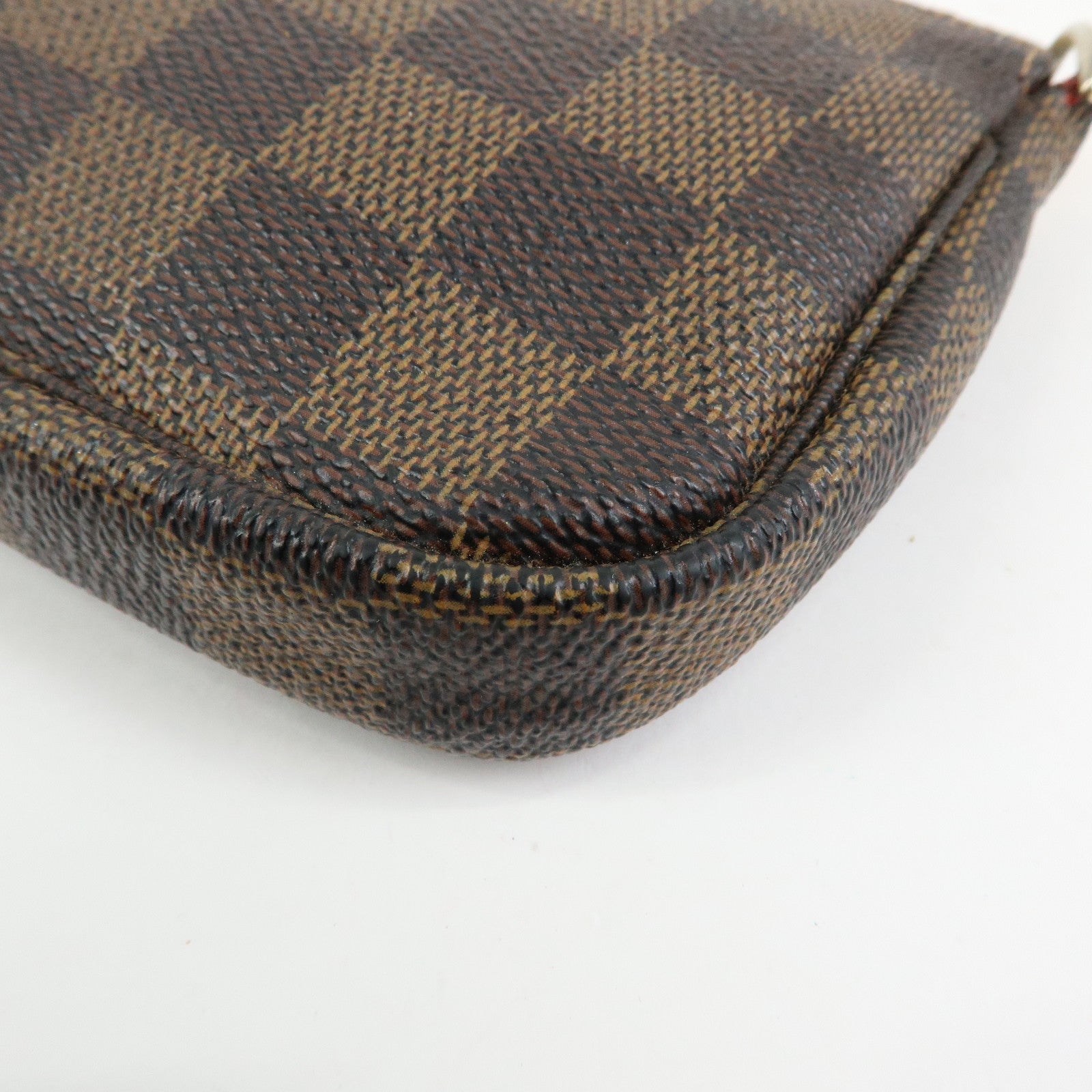 Louis Vuitton Damier Mini Pochette Accessoires Pouch Ebene N58009