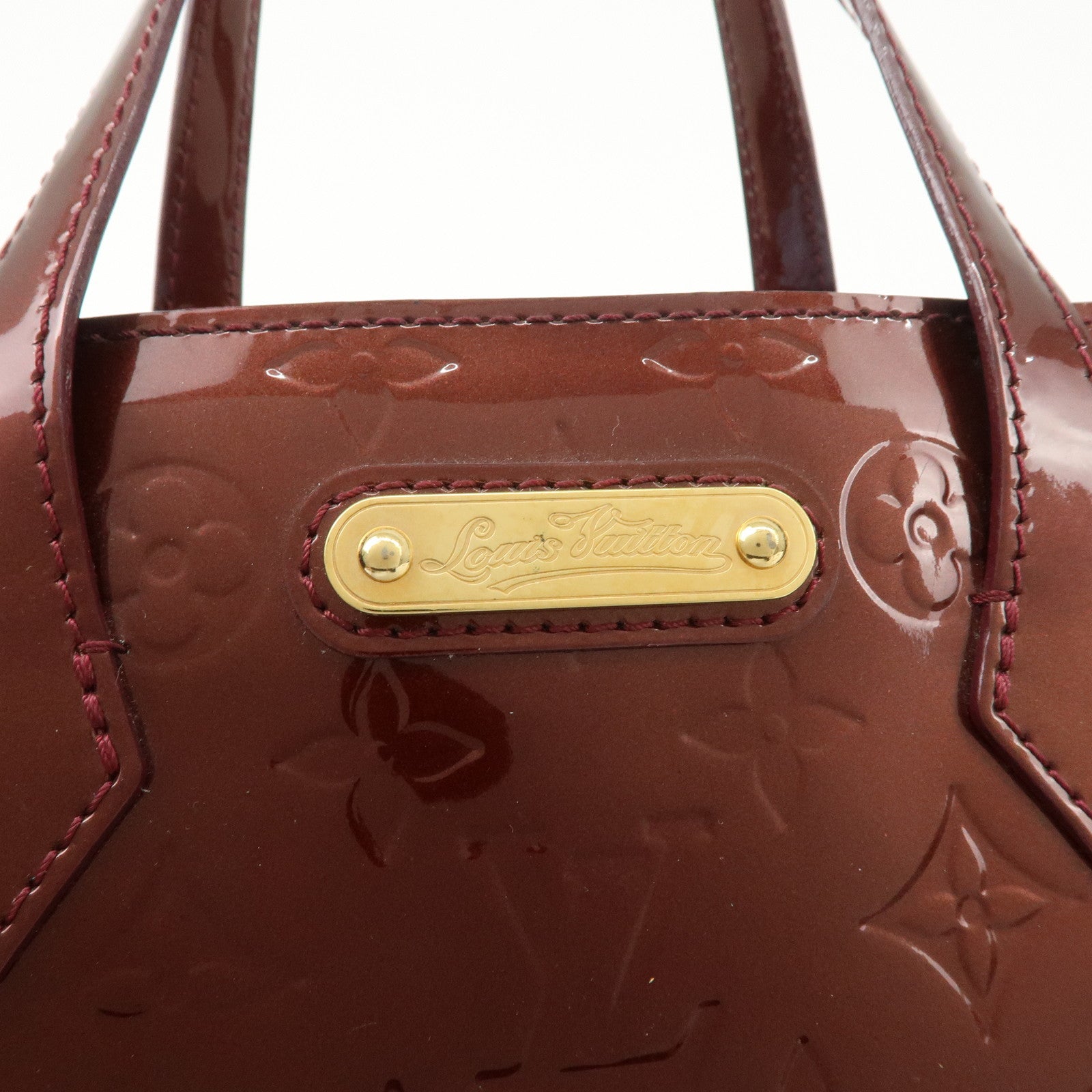 Louis Vuitton Monogram Vernis Wilshire PM Rouge Faurviste M91644 Used