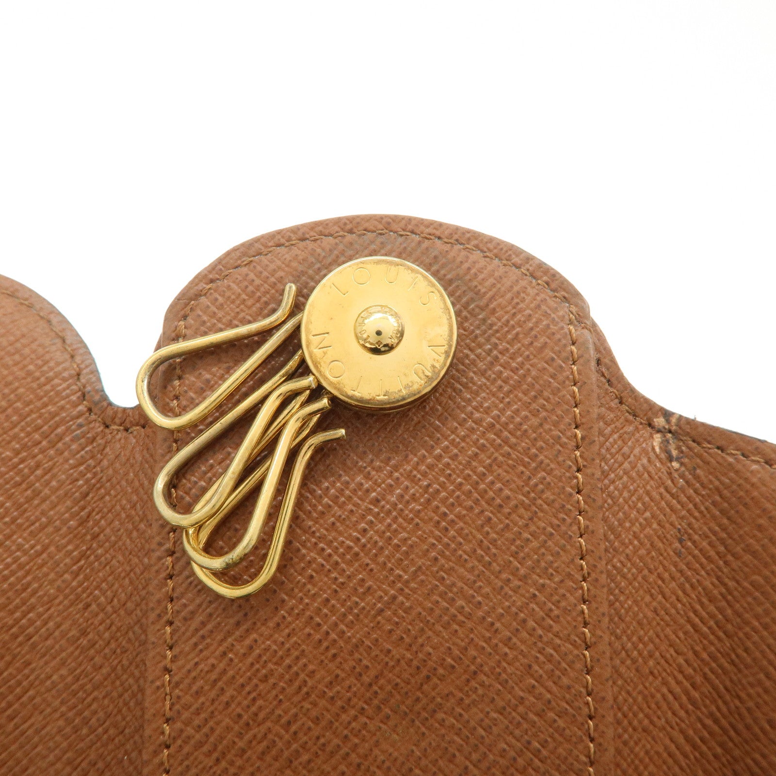 Louis Vuitton Monogram Multicles Rond PM Key Case Brown M60115