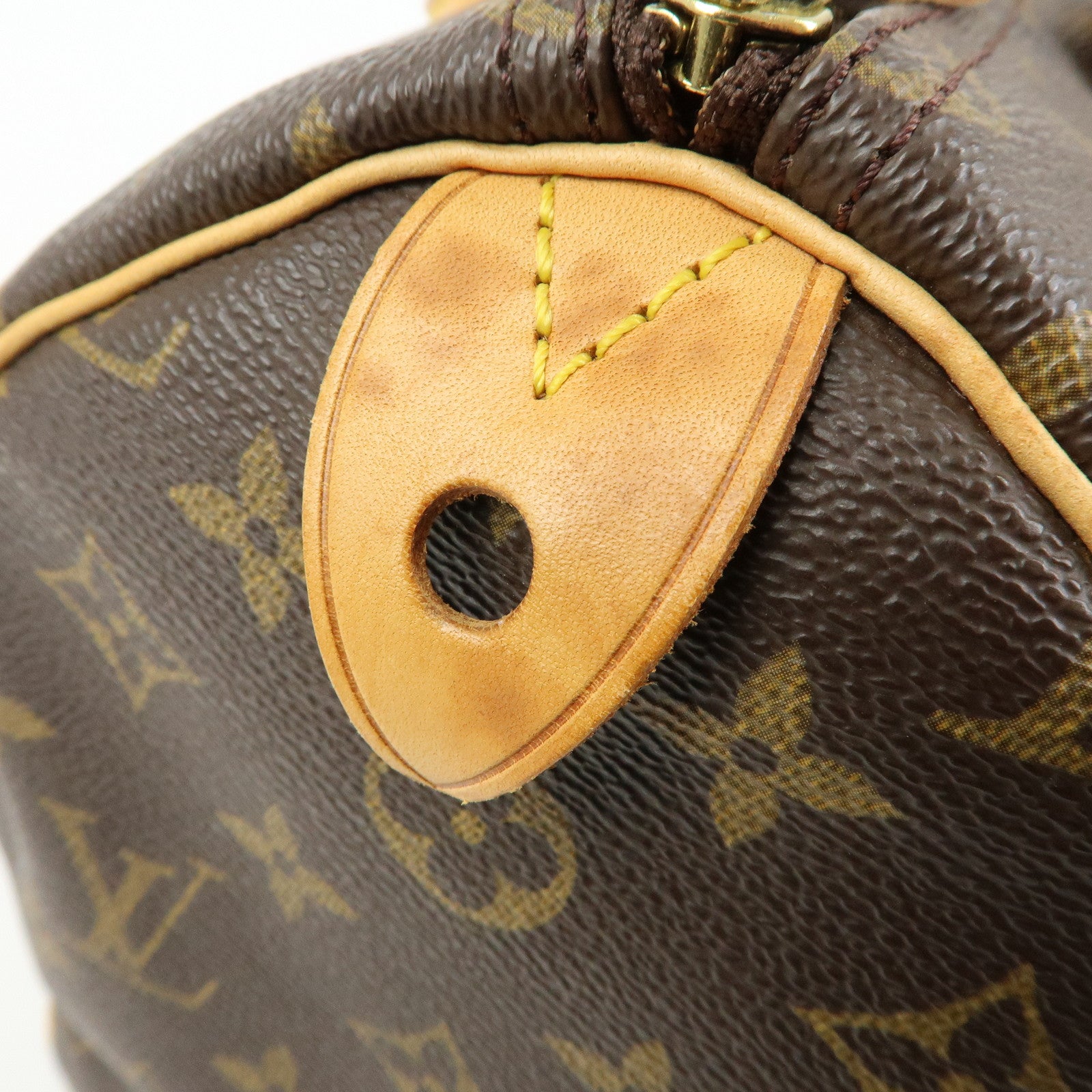 Louis Vuitton Monogram Speedy 35 Boston Bag Hand Bag Brown M41524
