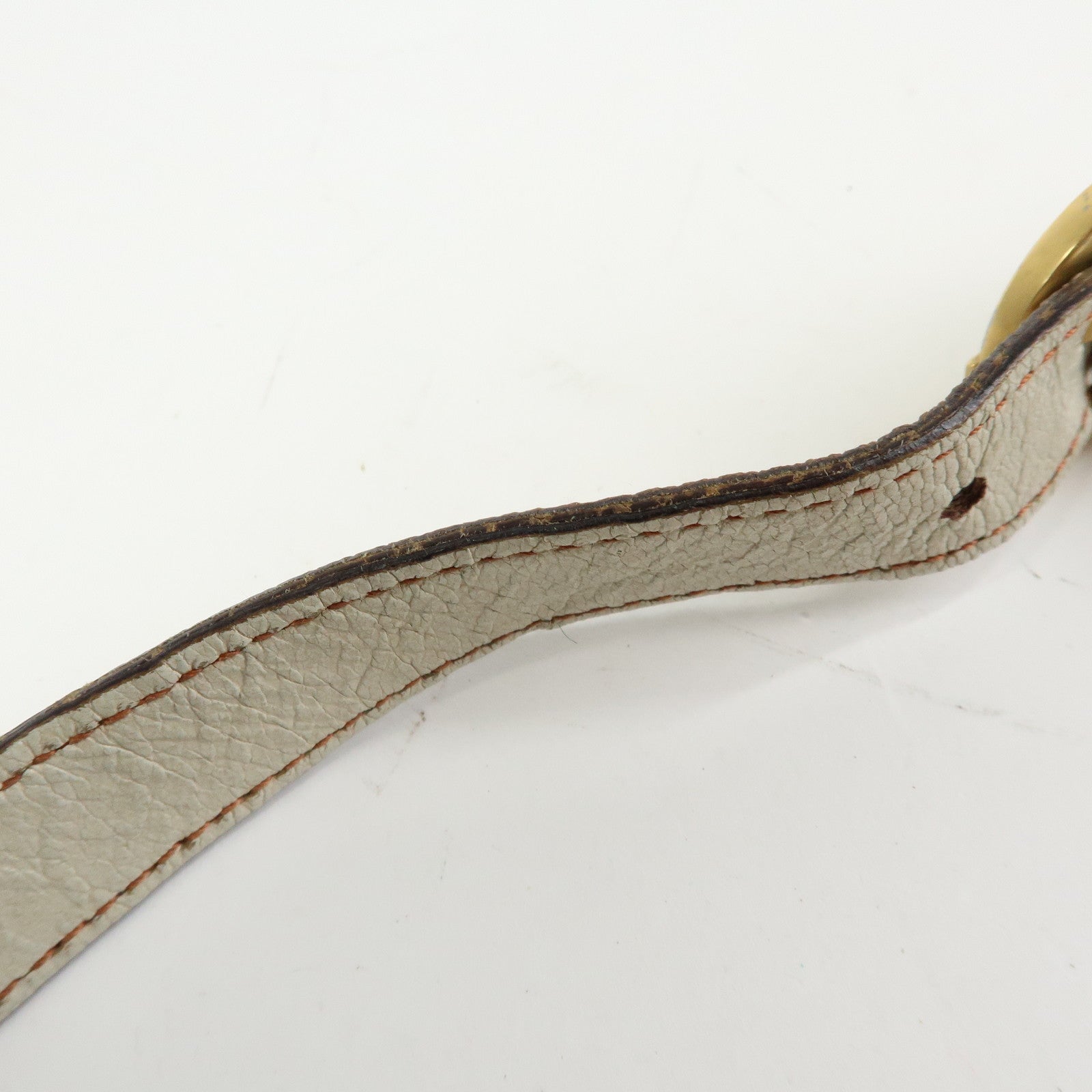 GUCCI Interlocking G Leather Hand Bag Shoulder Bag Ivory 121552